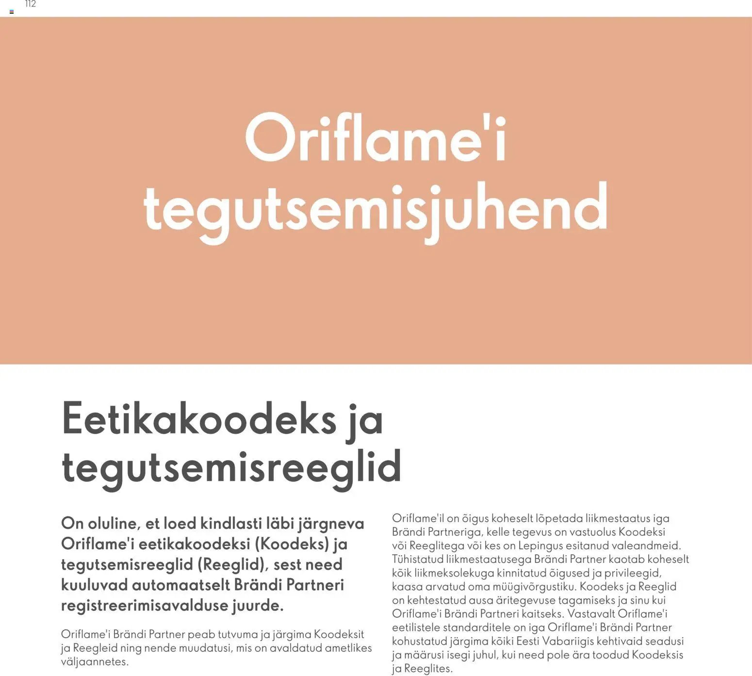 Oriflame Brändi Partneri Preemiaplaan