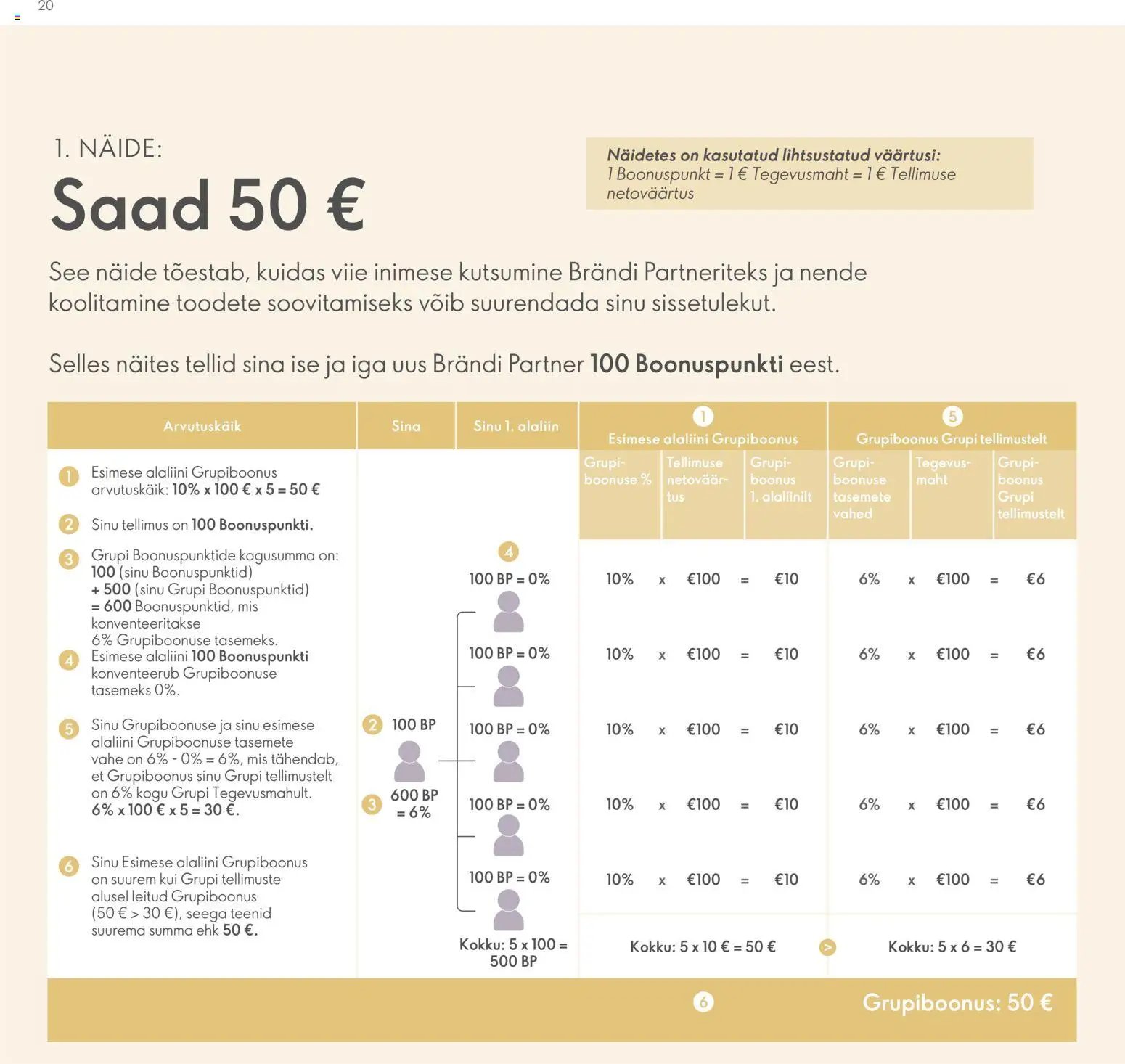 Oriflame Brändi Partneri Preemiaplaan