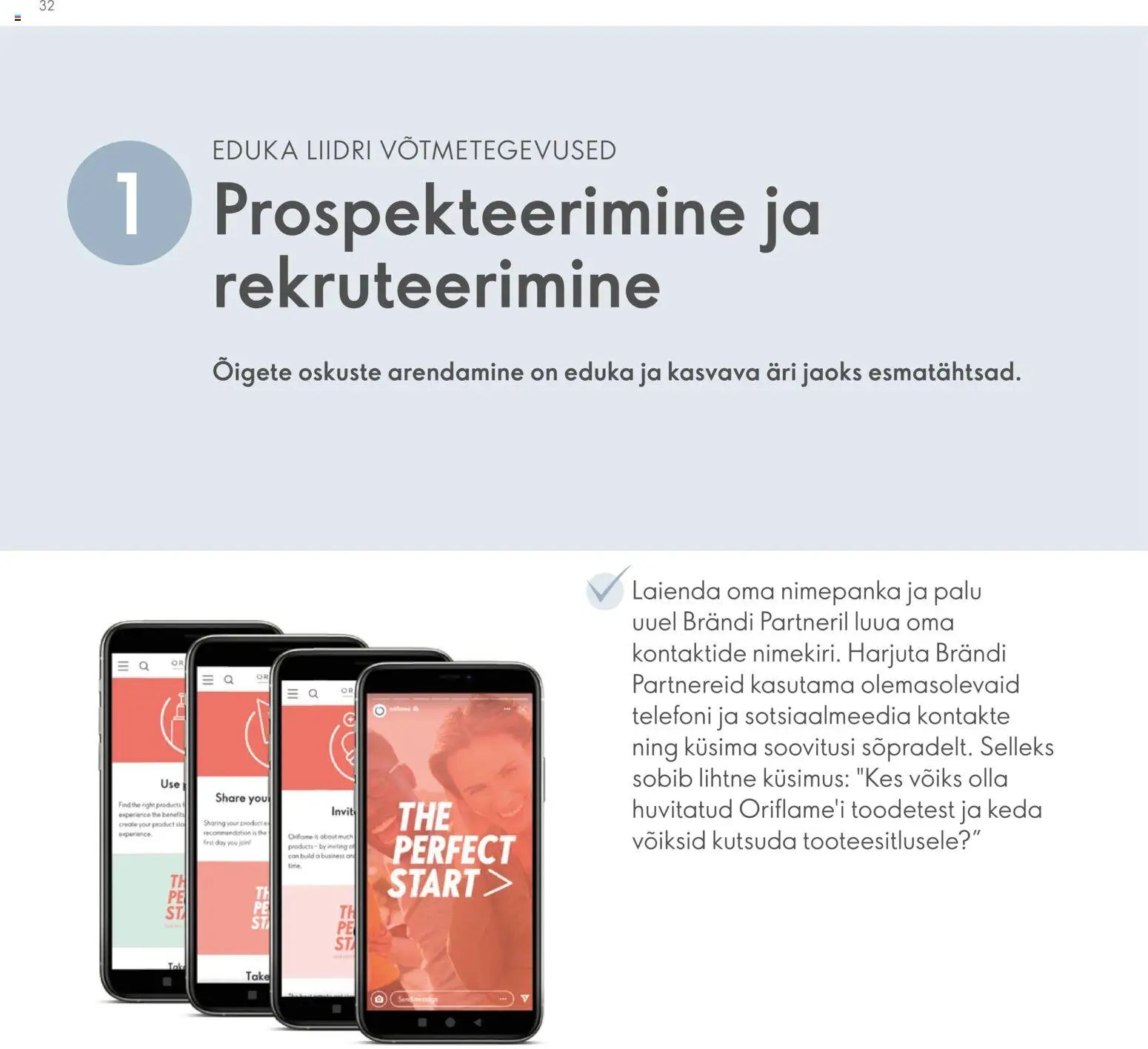Oriflame Brändi Partneri Preemiaplaan