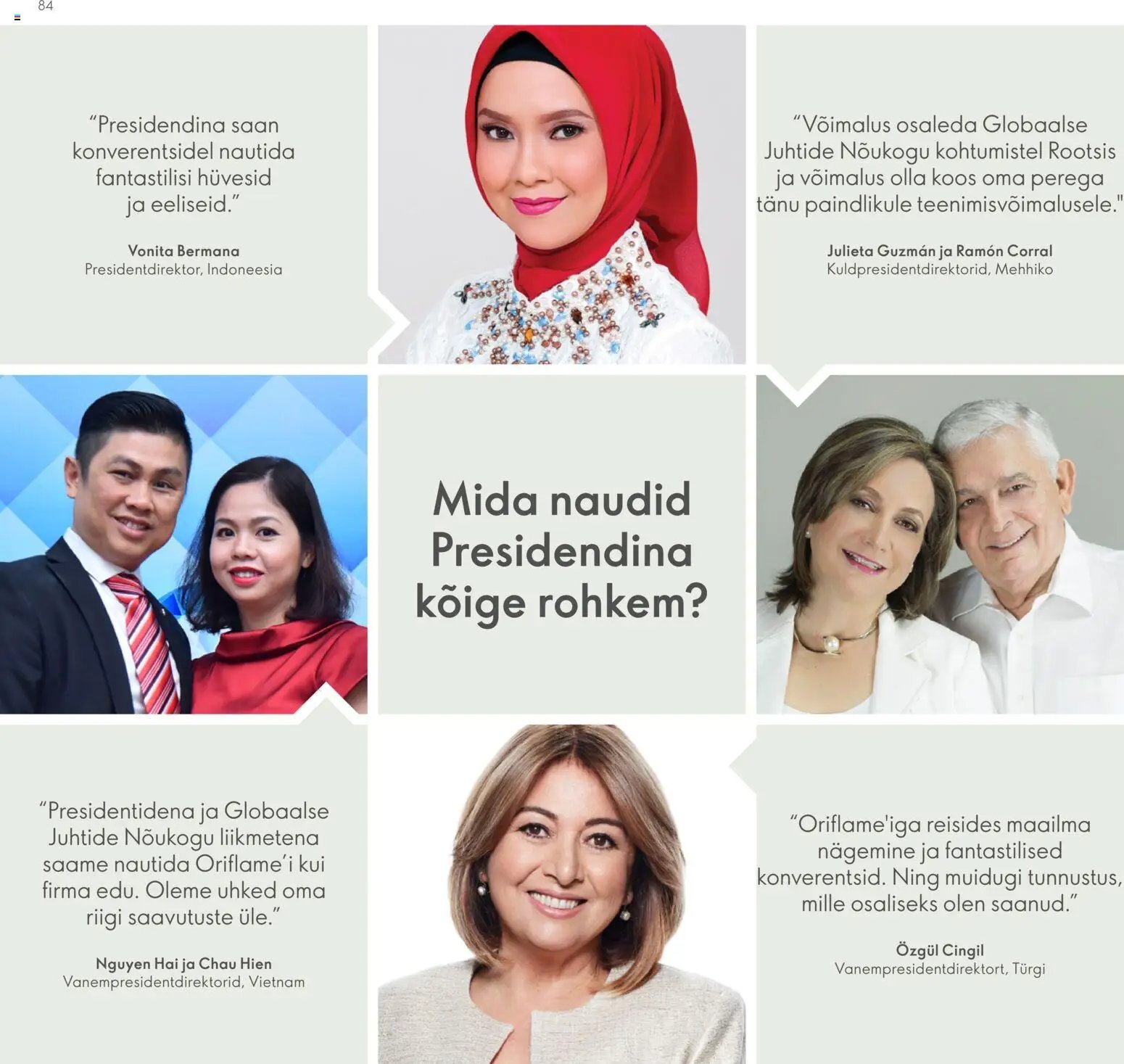 Oriflame Brändi Partneri Preemiaplaan