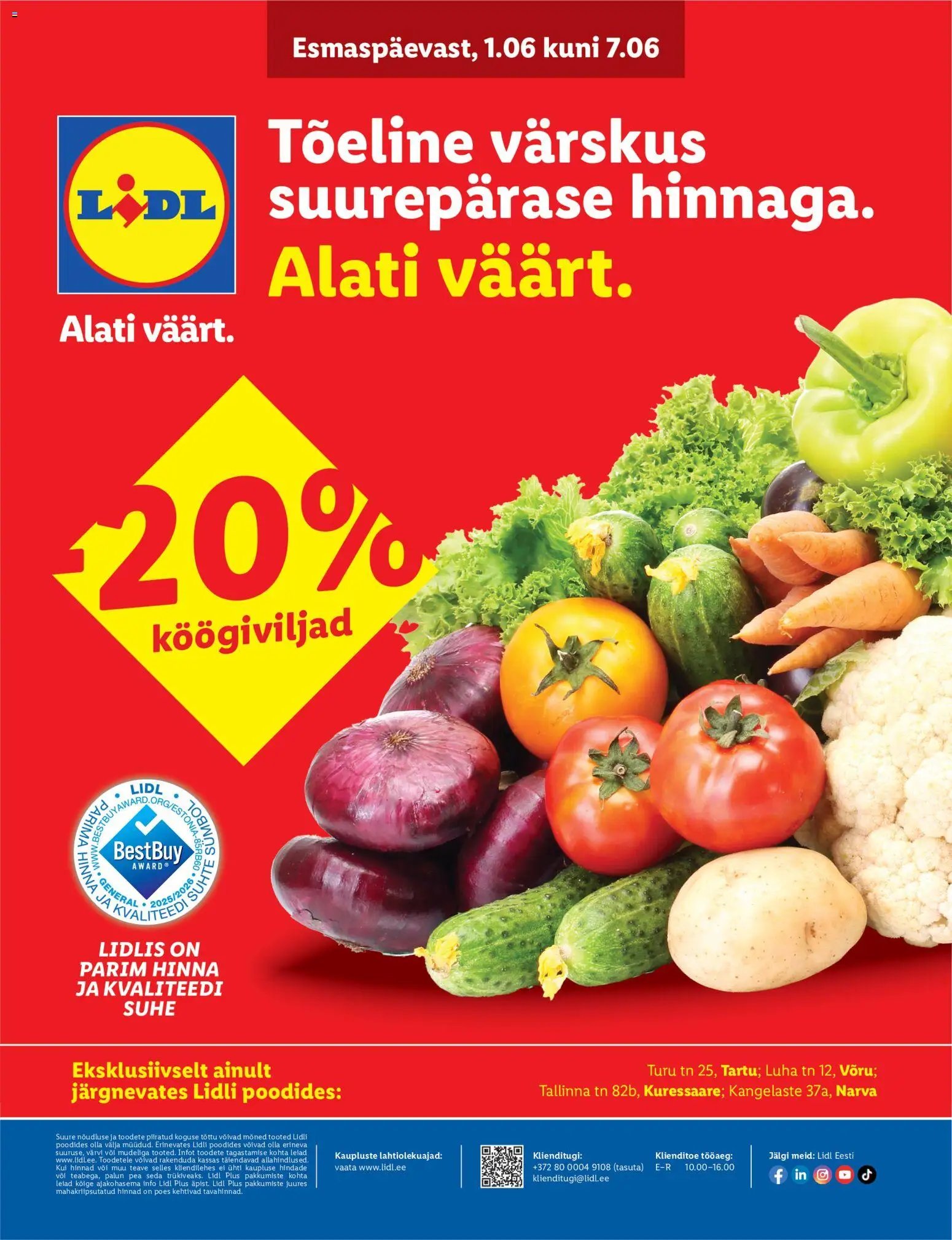 Lidl Allahindluste tormijooks