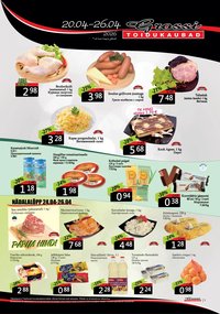 Grossi Toidukaubad Kliendileht