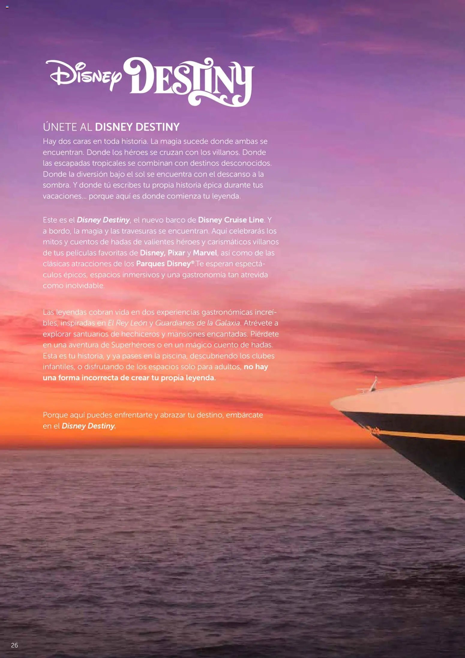 Viajes El Corte Inglés Disney Cruise Line