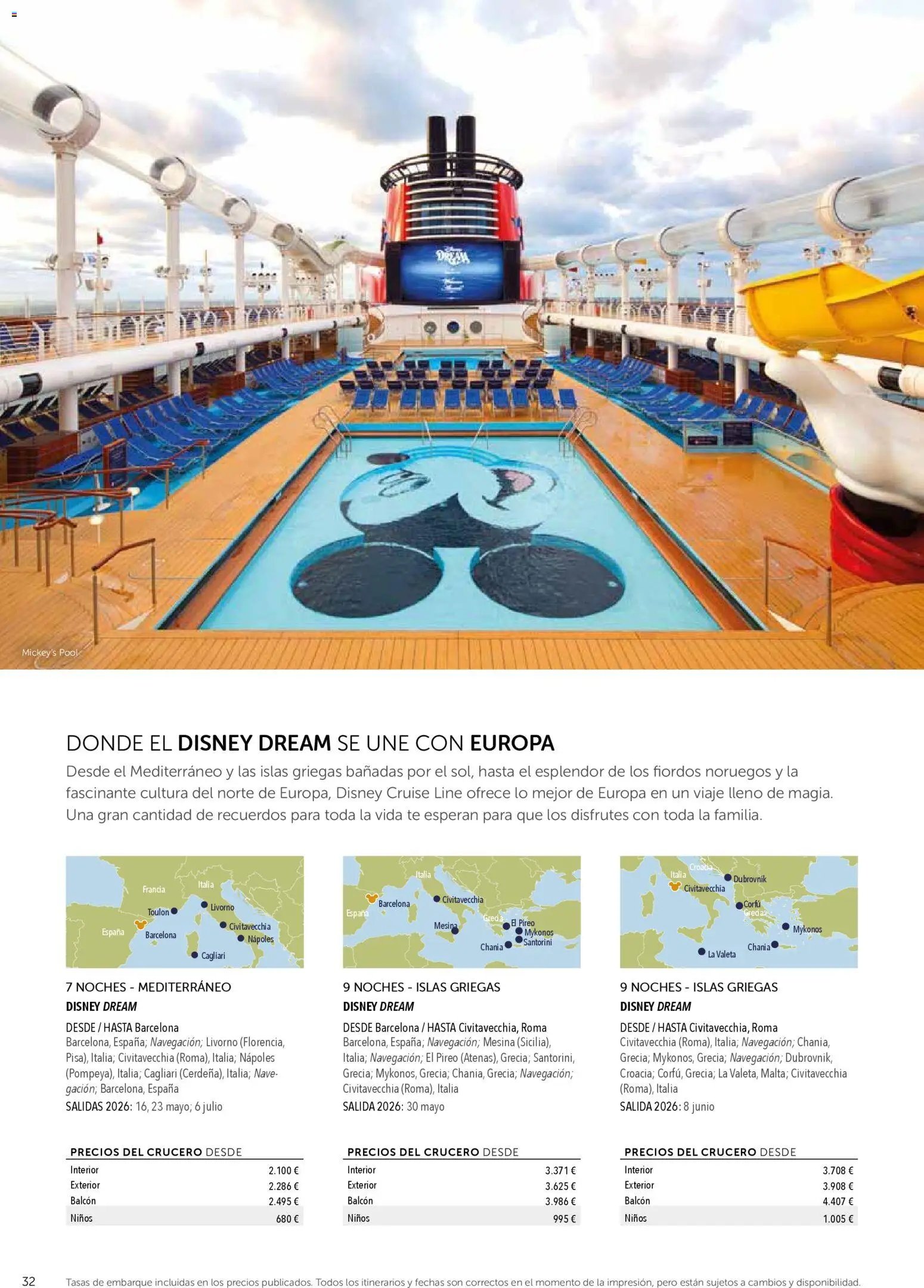Viajes El Corte Inglés Disney Cruise Line