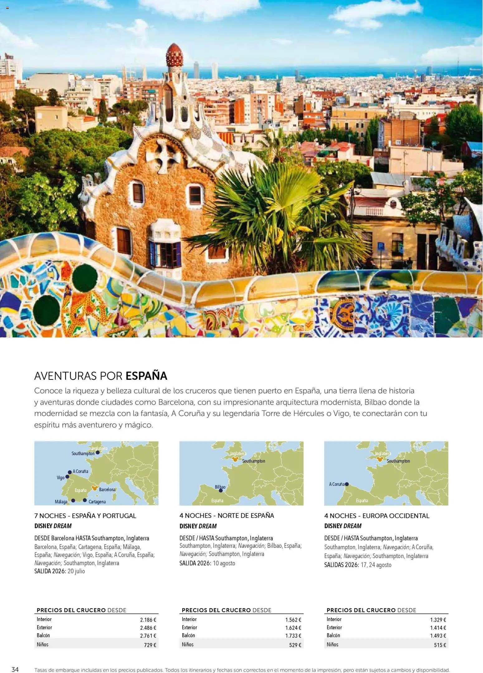 Viajes El Corte Inglés Disney Cruise Line