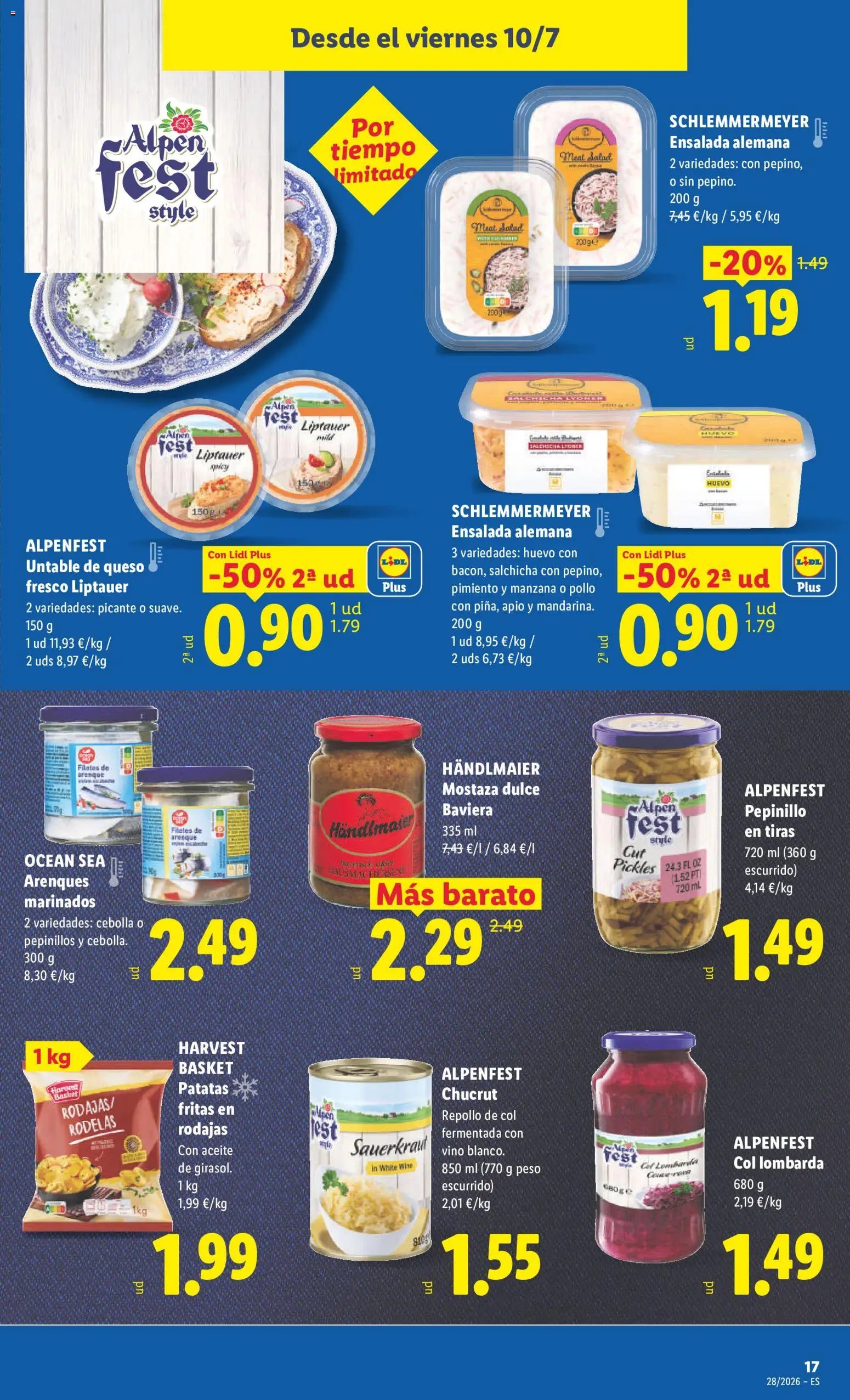 Lidl folleto