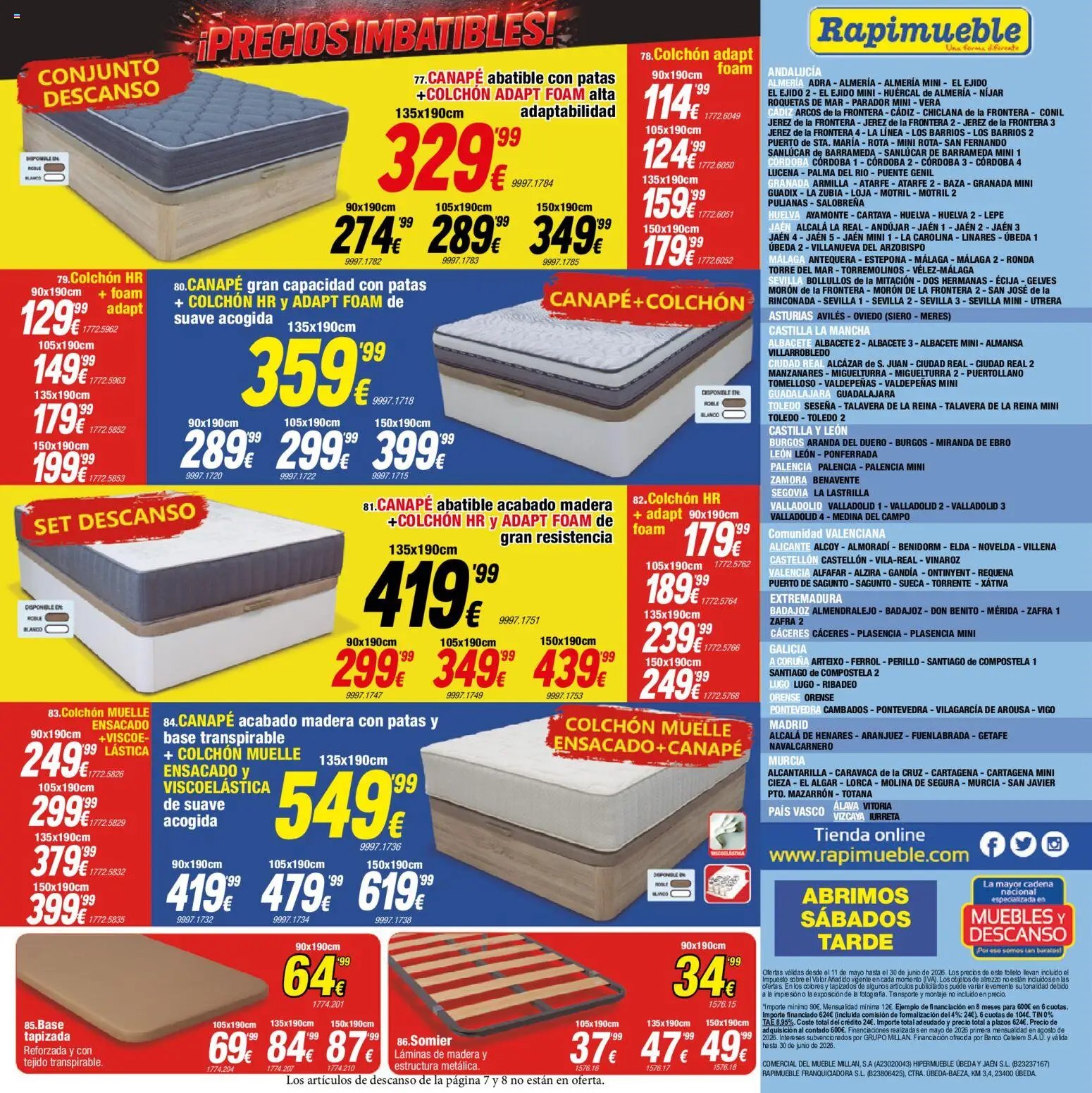 Rapimueble - folleto