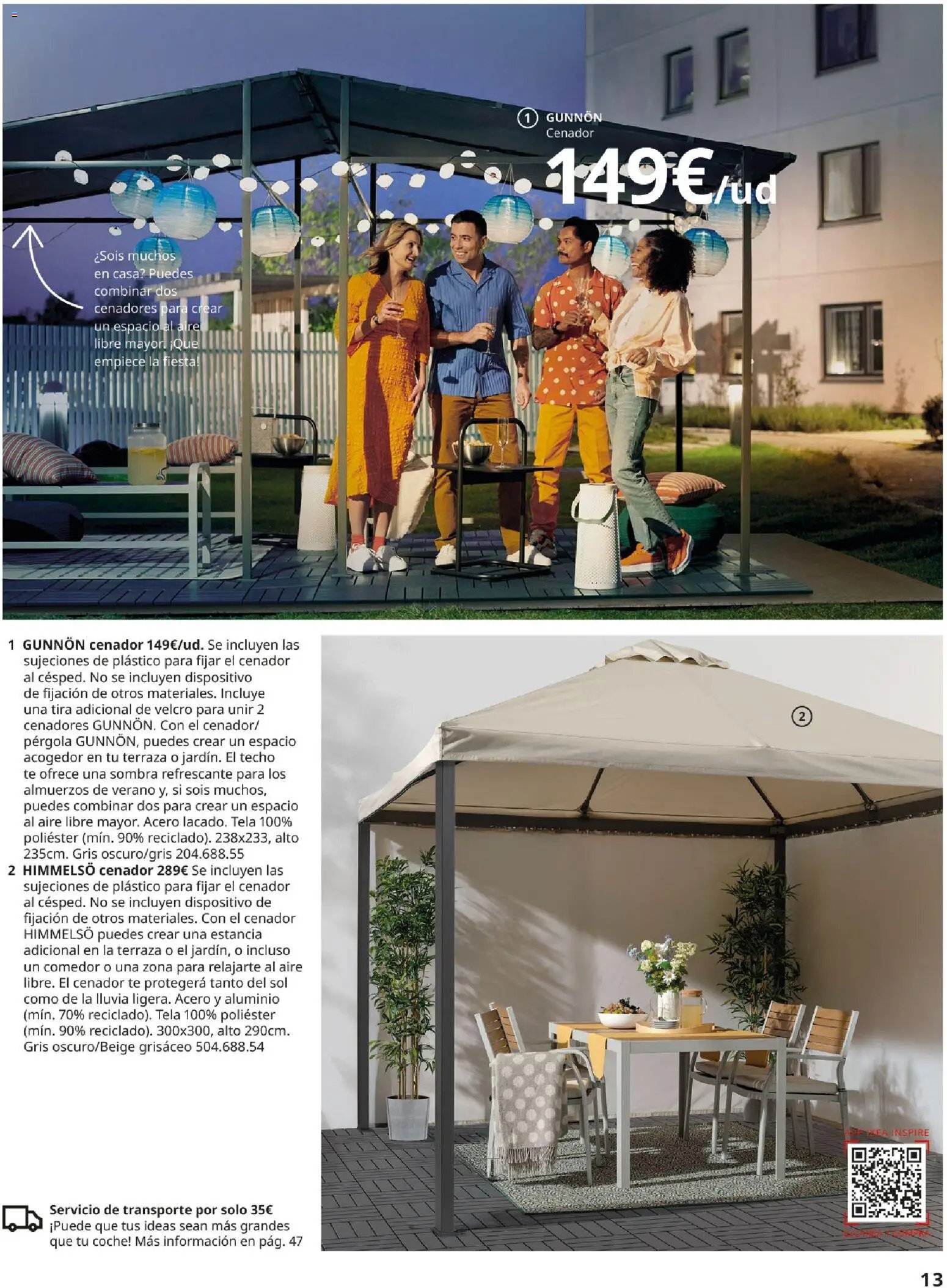 Catálogo IKEA Muebles de exterior