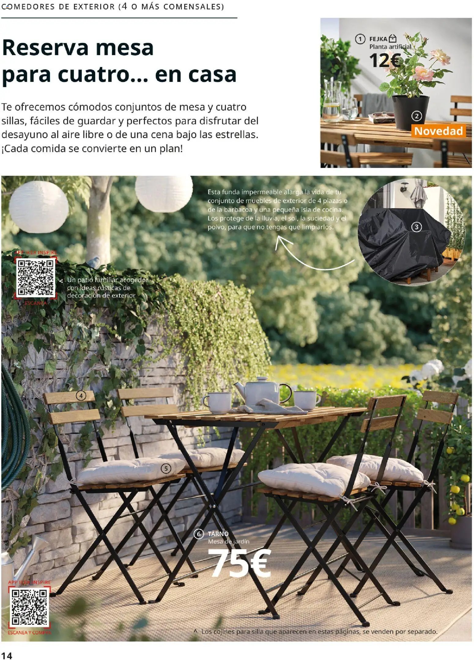 Catálogo IKEA Muebles de exterior