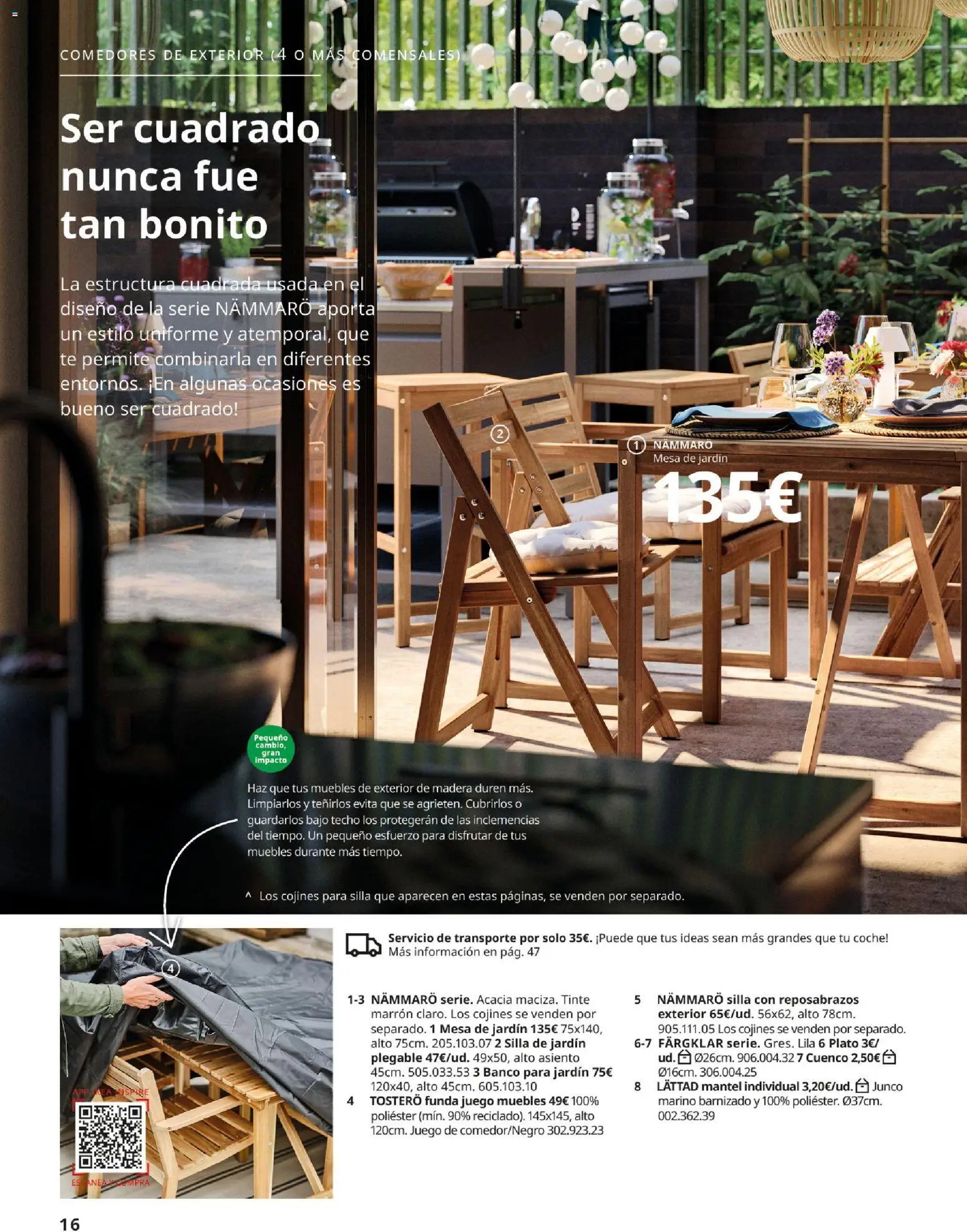 Catálogo IKEA Muebles de exterior