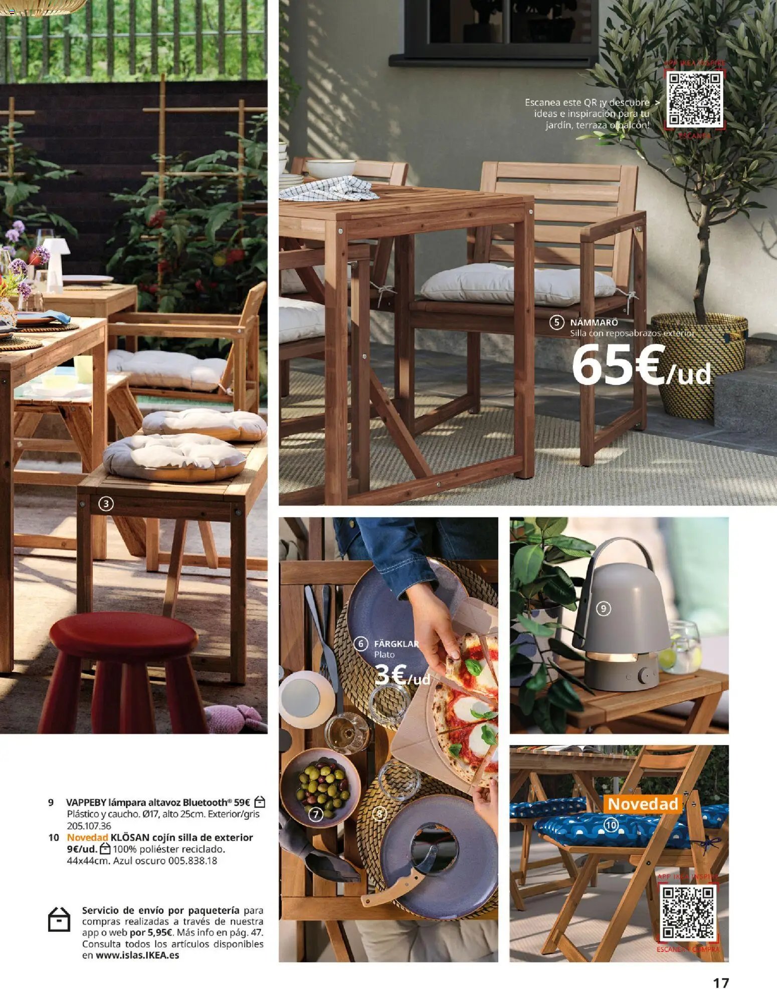 Catálogo IKEA Muebles de exterior