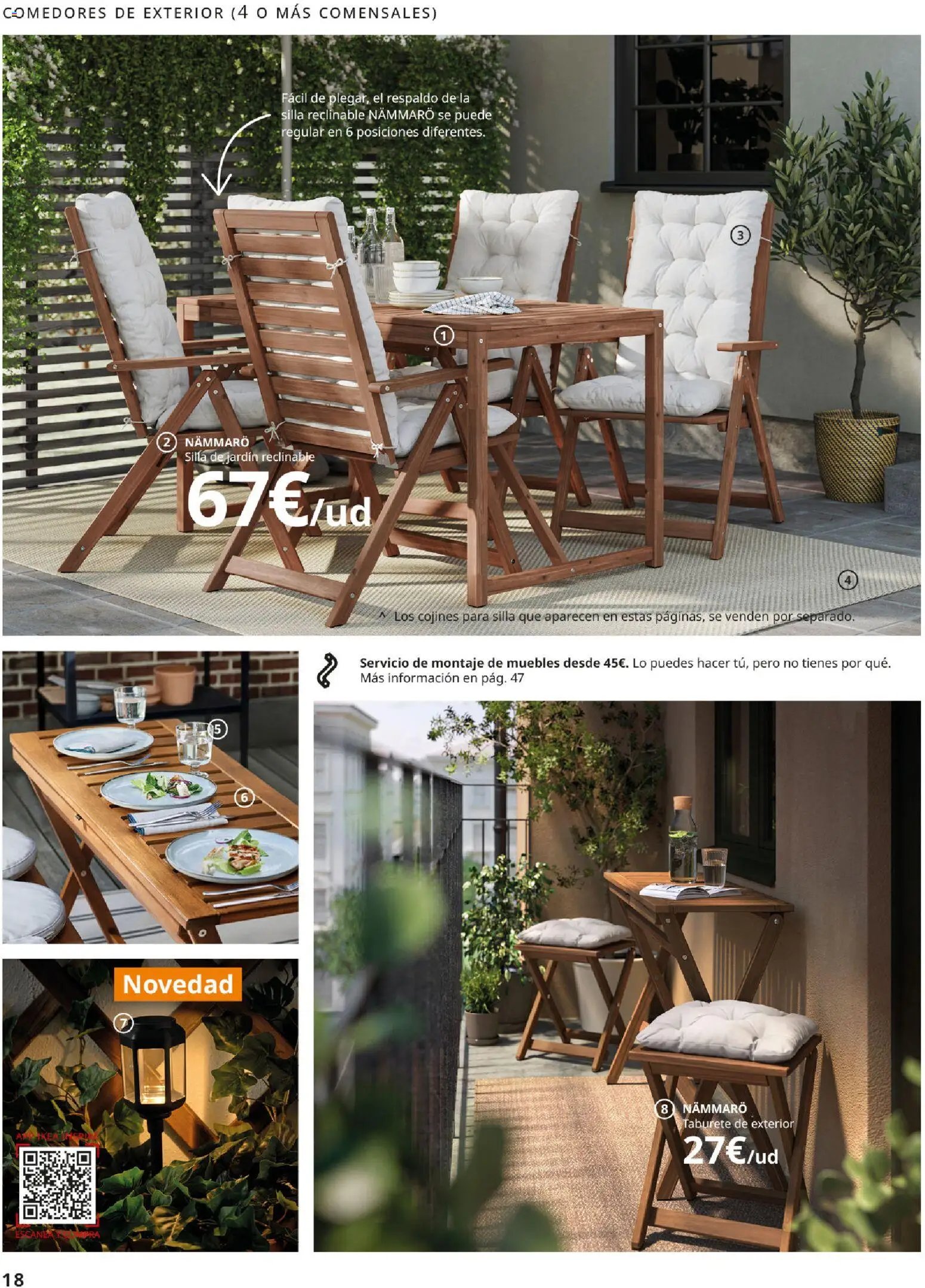 Catálogo IKEA Muebles de exterior