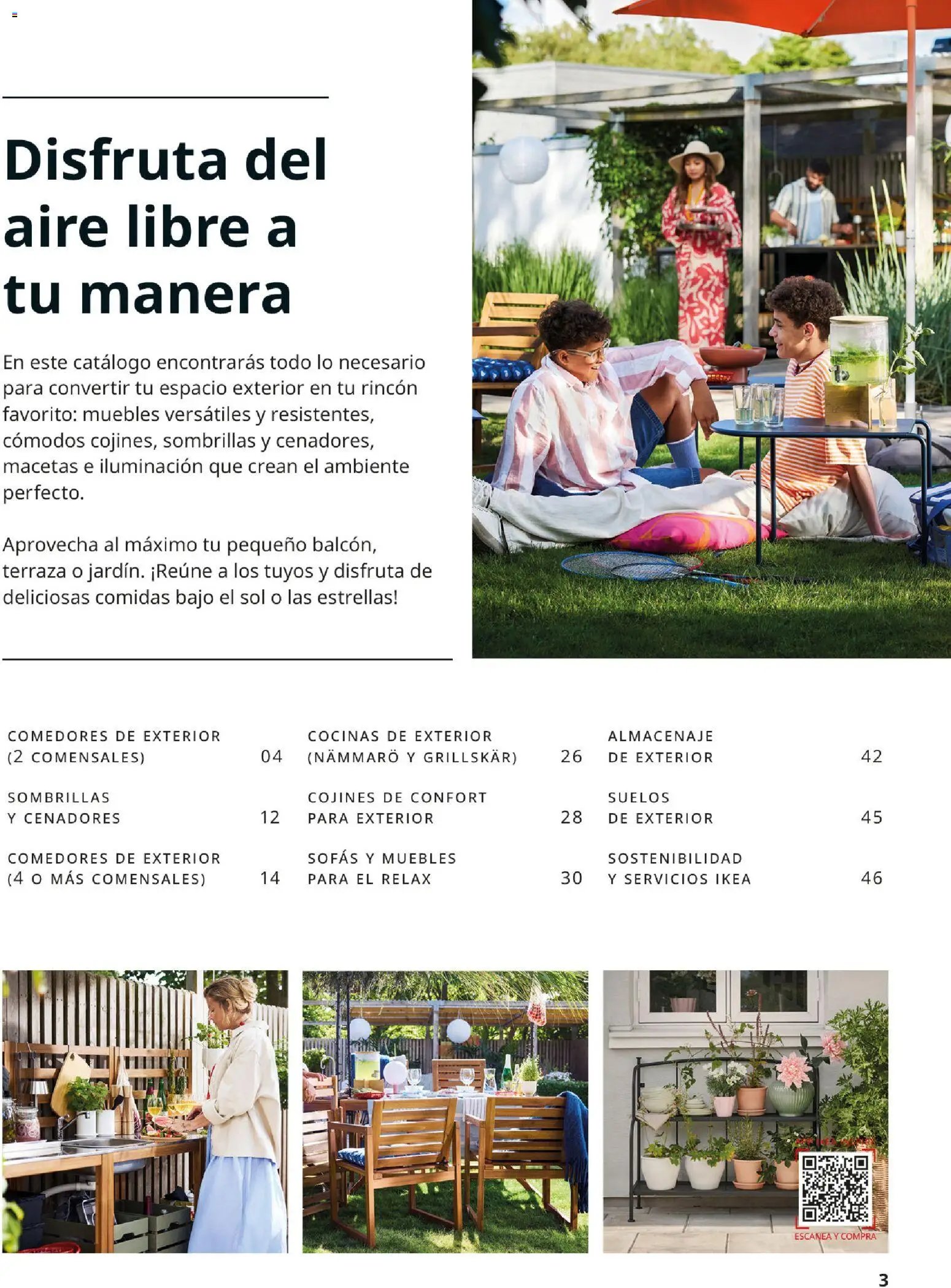 Catálogo IKEA Muebles de exterior