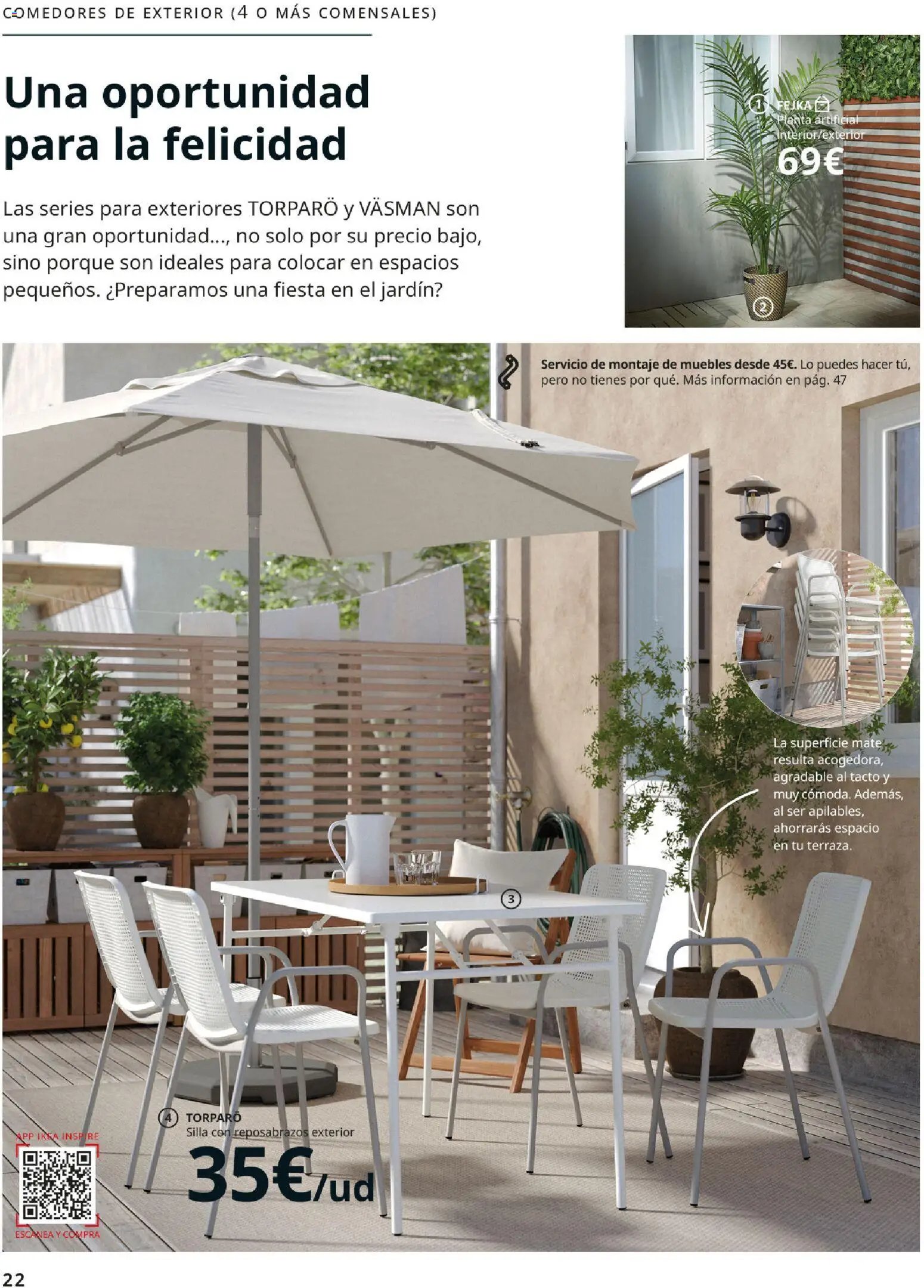 Catálogo IKEA Muebles de exterior