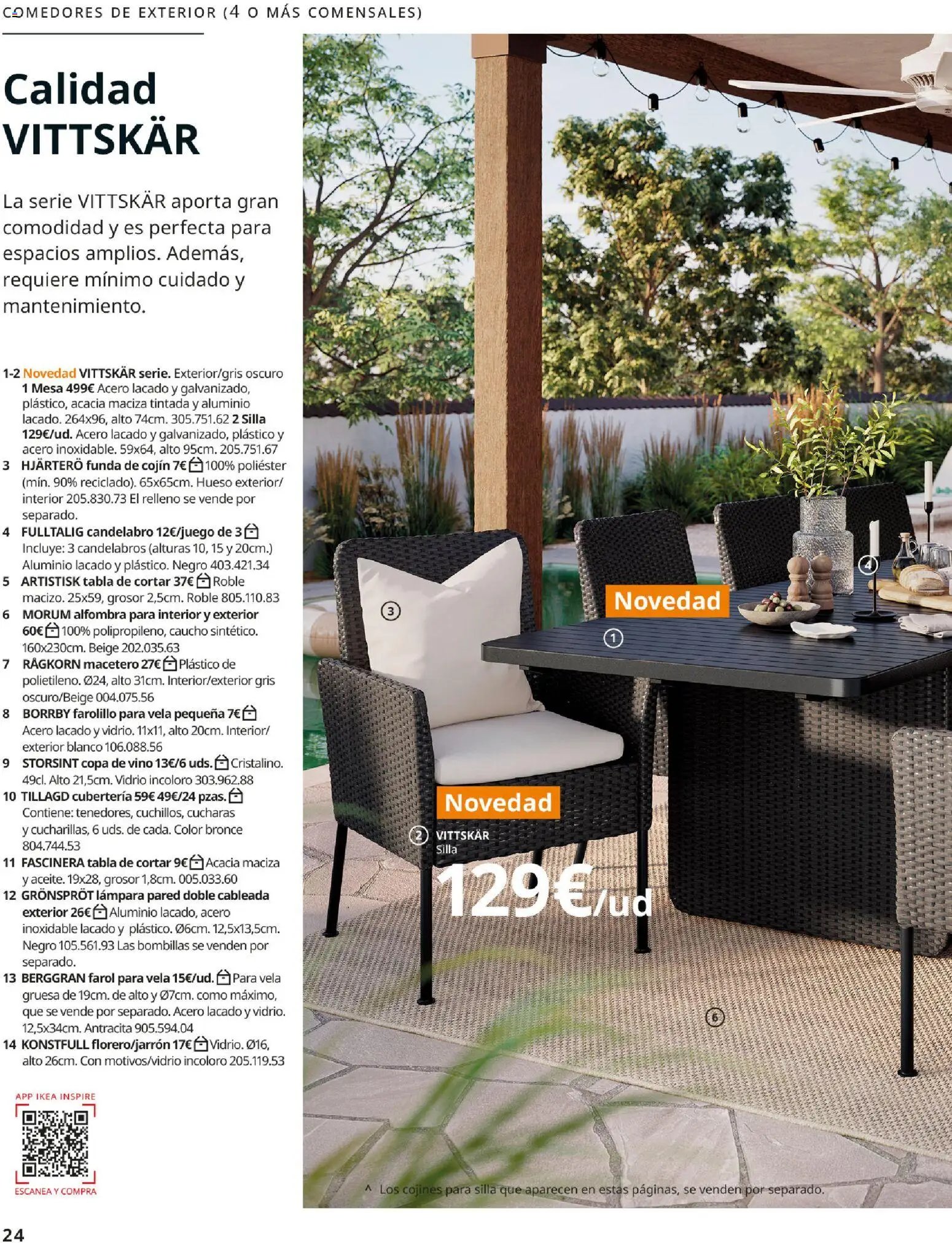 Catálogo IKEA Muebles de exterior