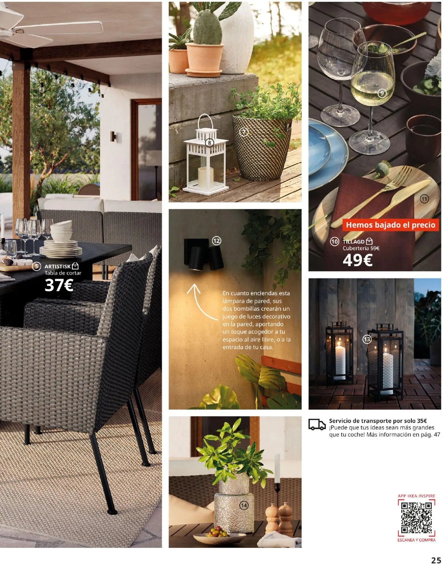 Catálogo IKEA Muebles de exterior