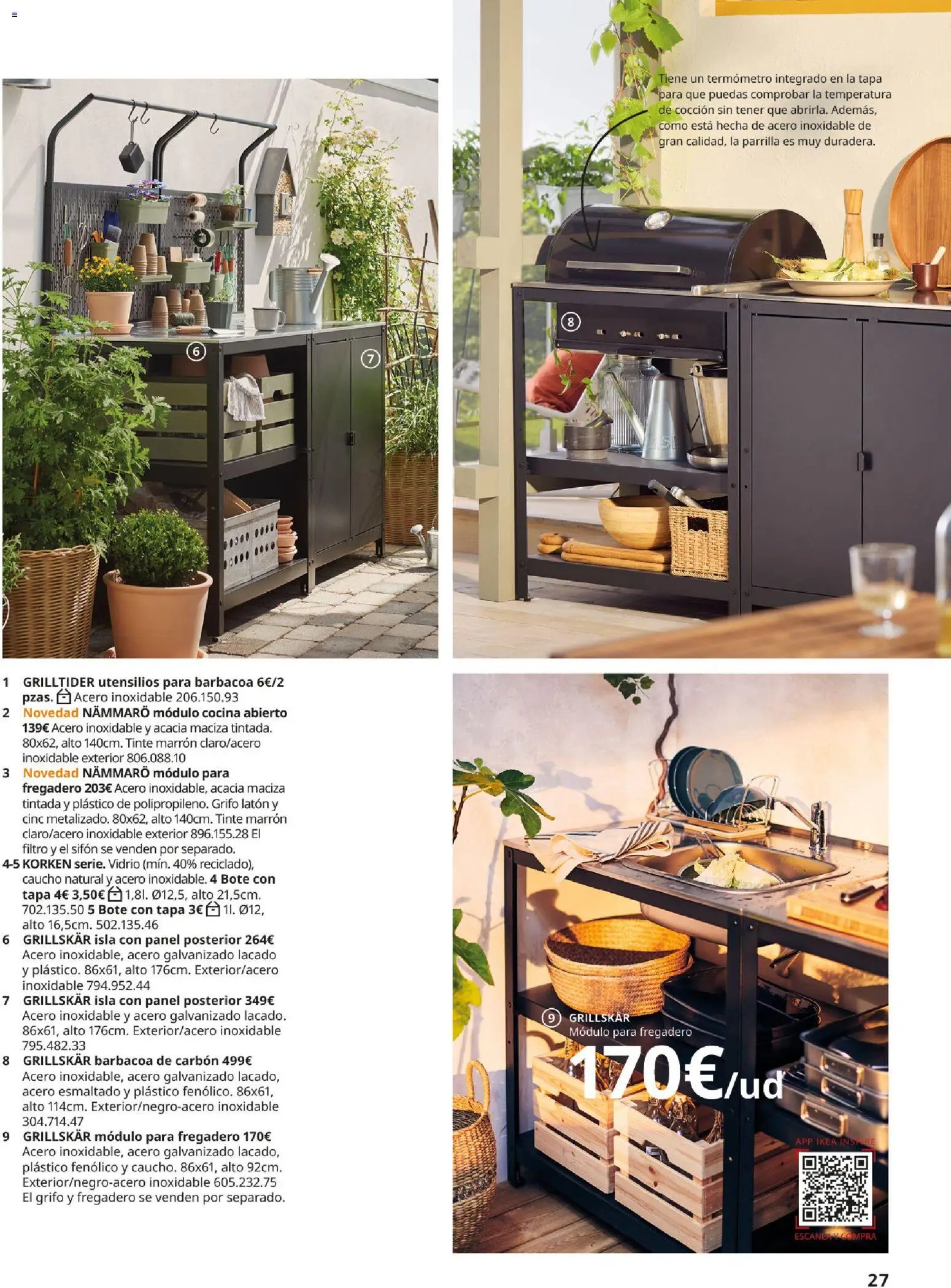 Catálogo IKEA Muebles de exterior