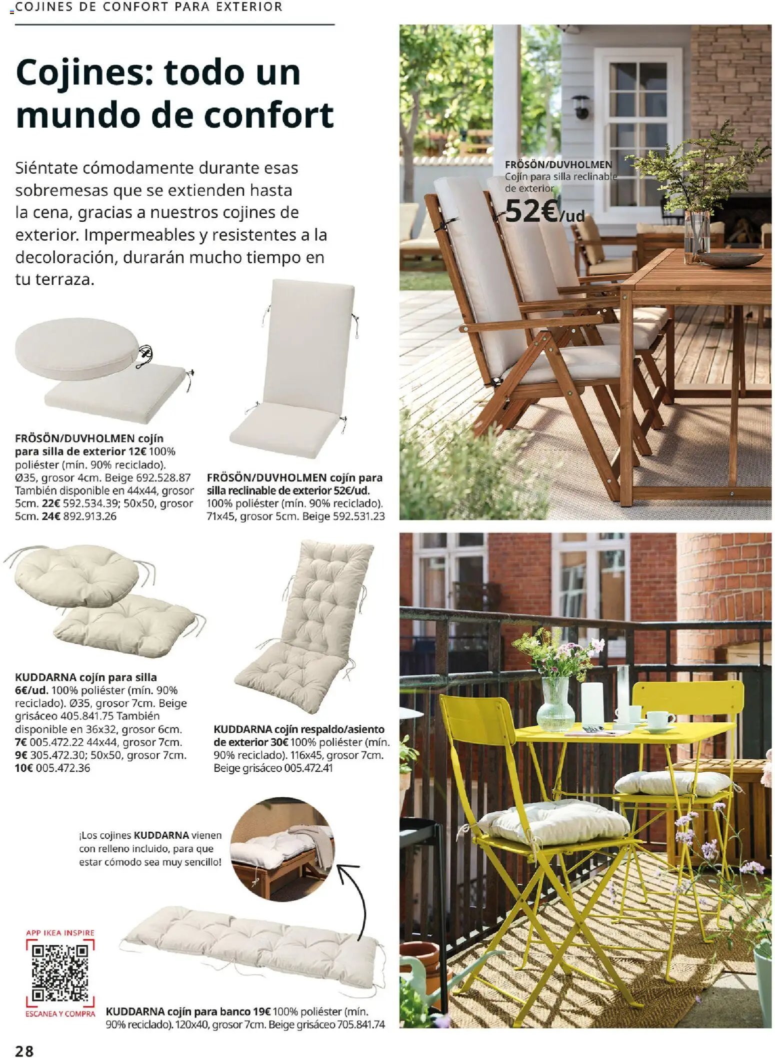 Catálogo IKEA Muebles de exterior