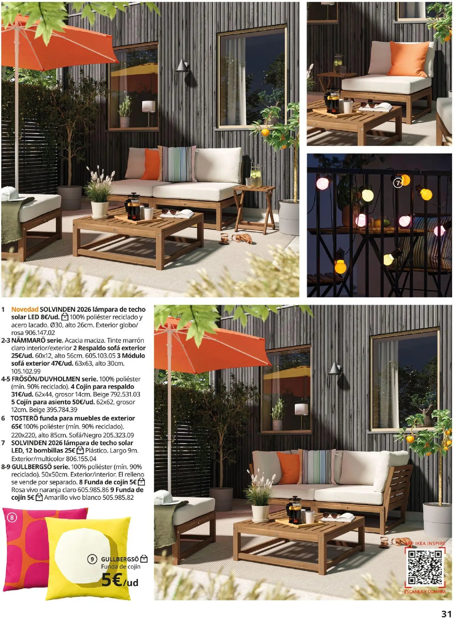 Catálogo IKEA Muebles de exterior