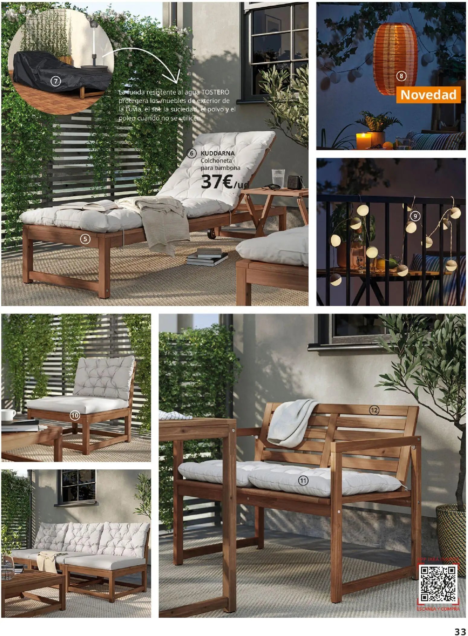 Catálogo IKEA Muebles de exterior