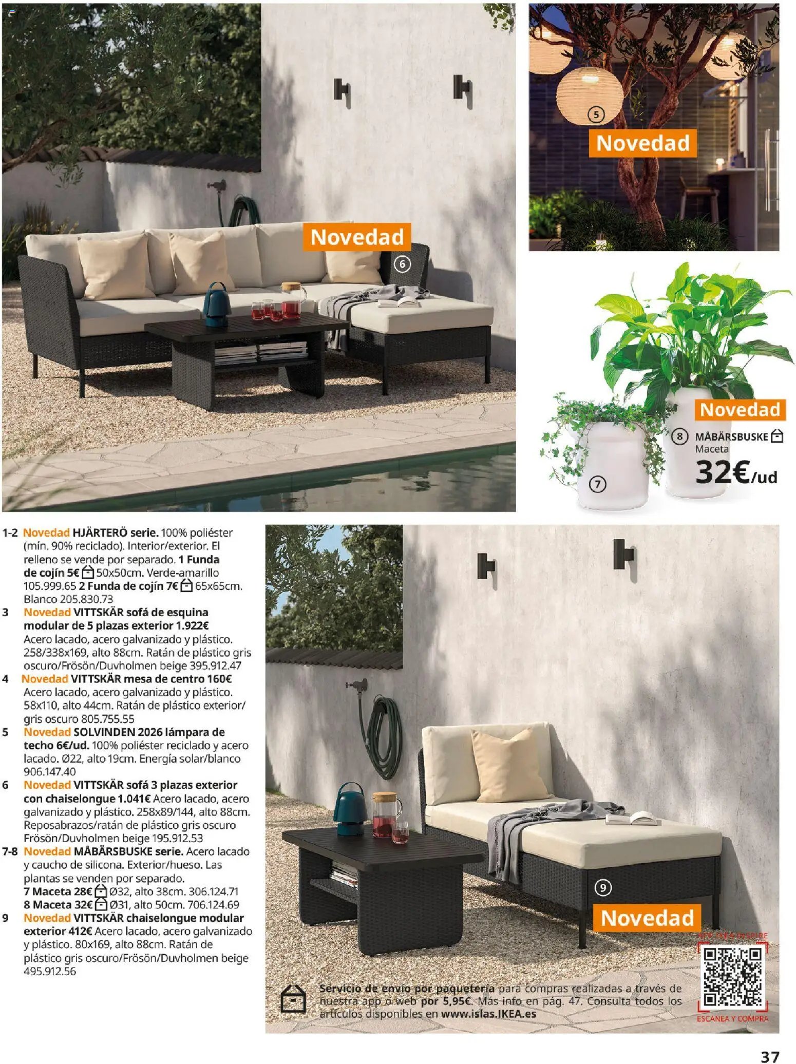 Catálogo IKEA Muebles de exterior