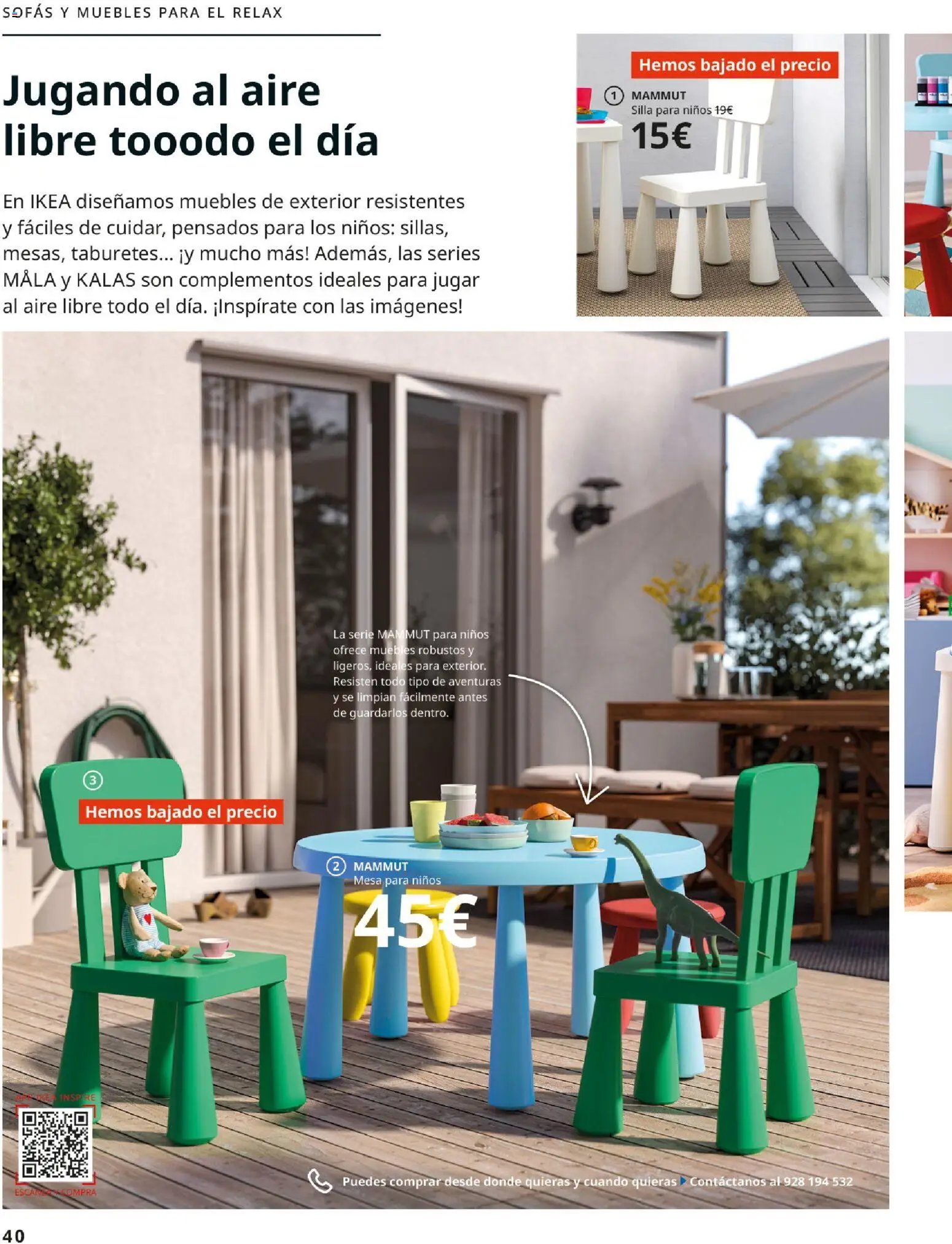 Catálogo IKEA Muebles de exterior