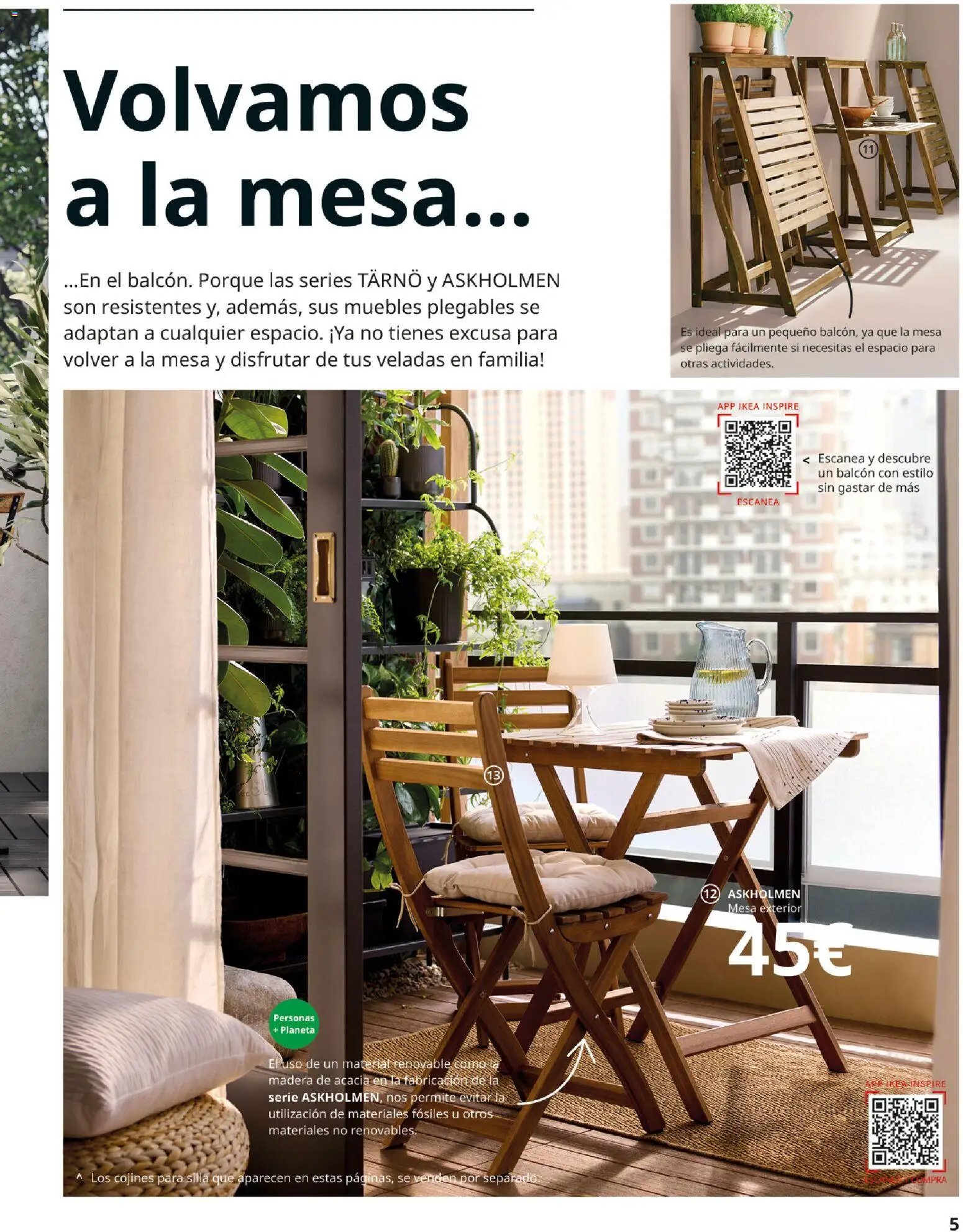 Catálogo IKEA Muebles de exterior