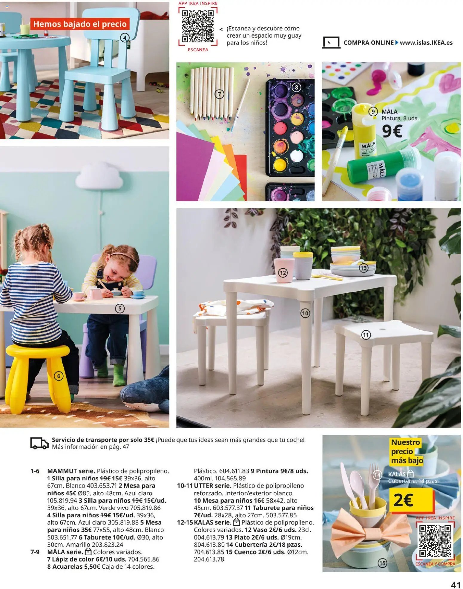 Catálogo IKEA Muebles de exterior