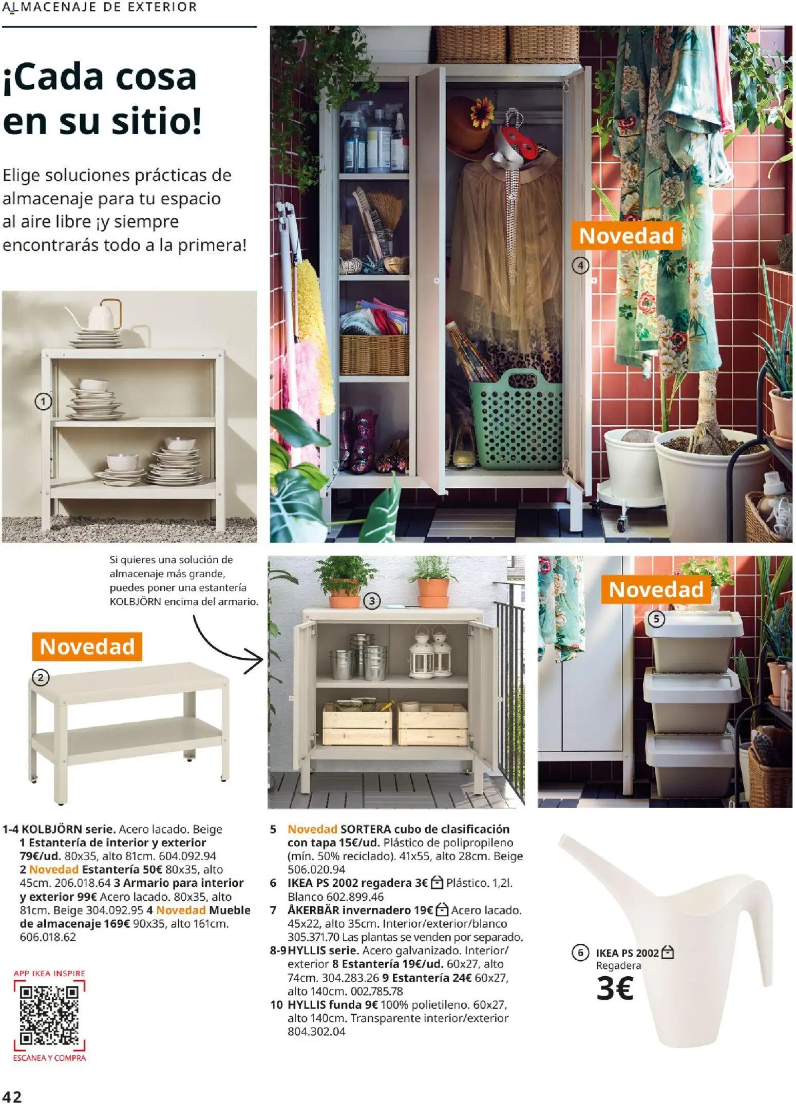 Catálogo IKEA Muebles de exterior