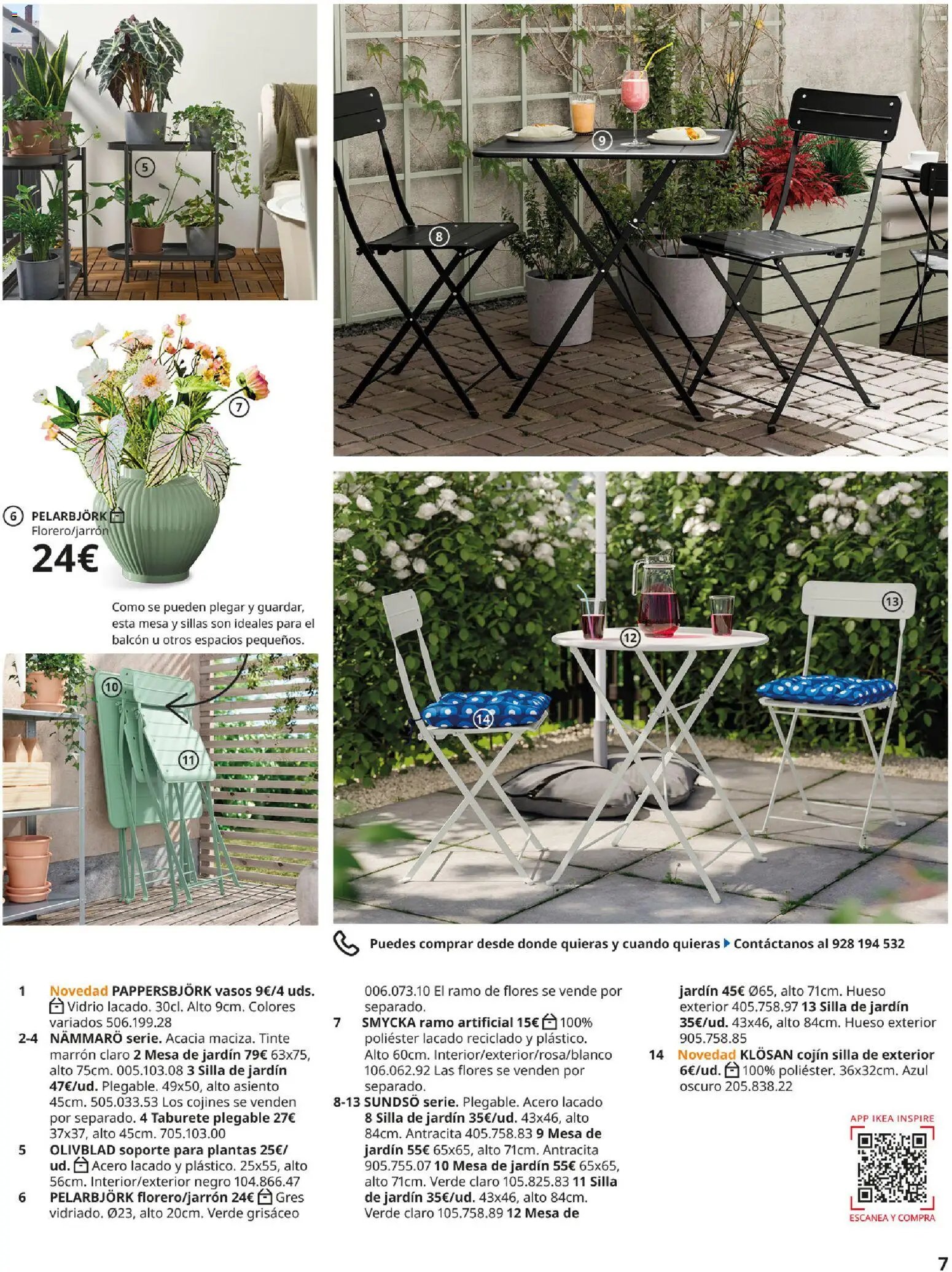 Catálogo IKEA Muebles de exterior