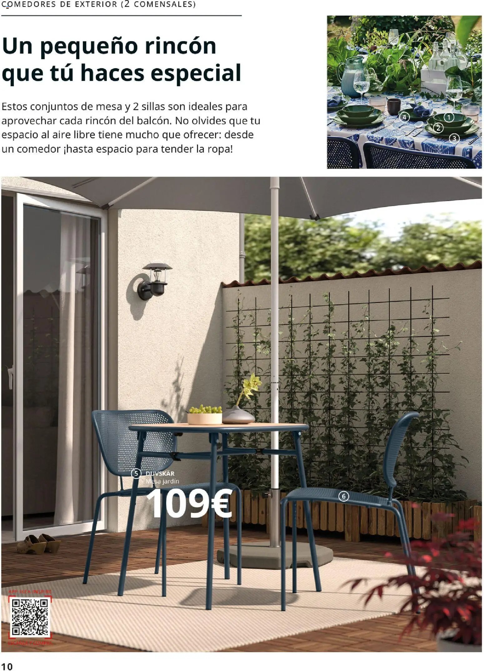 Catálogo IKEA Muebles de exterior
