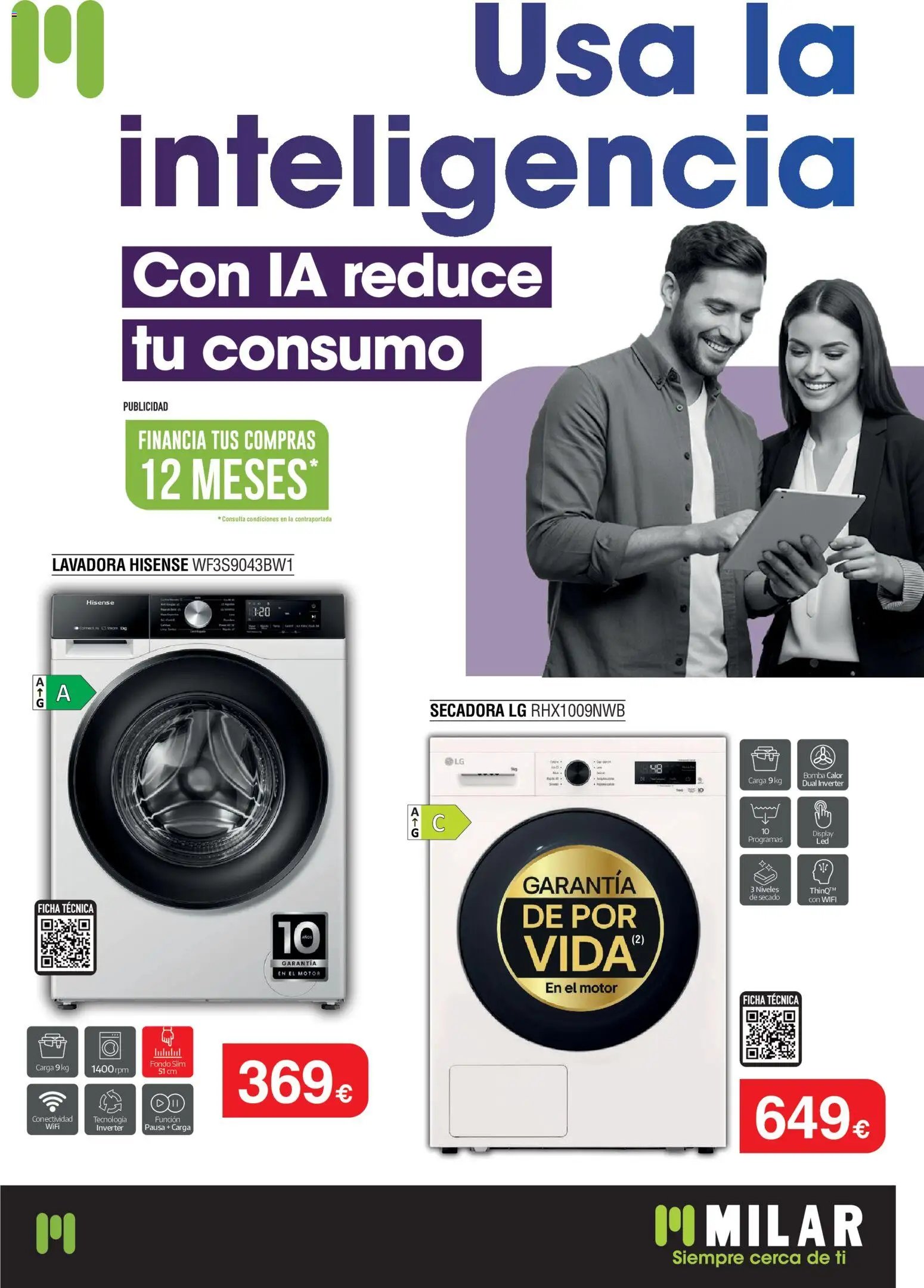 Milar folleto