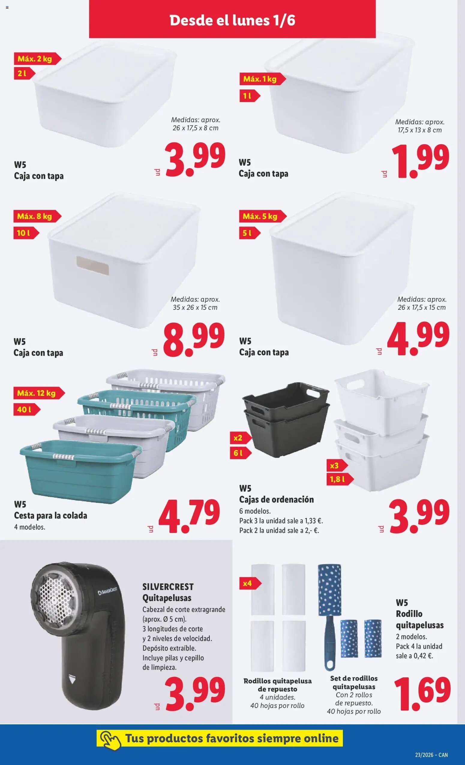Lidl folleto de bazar Canarias