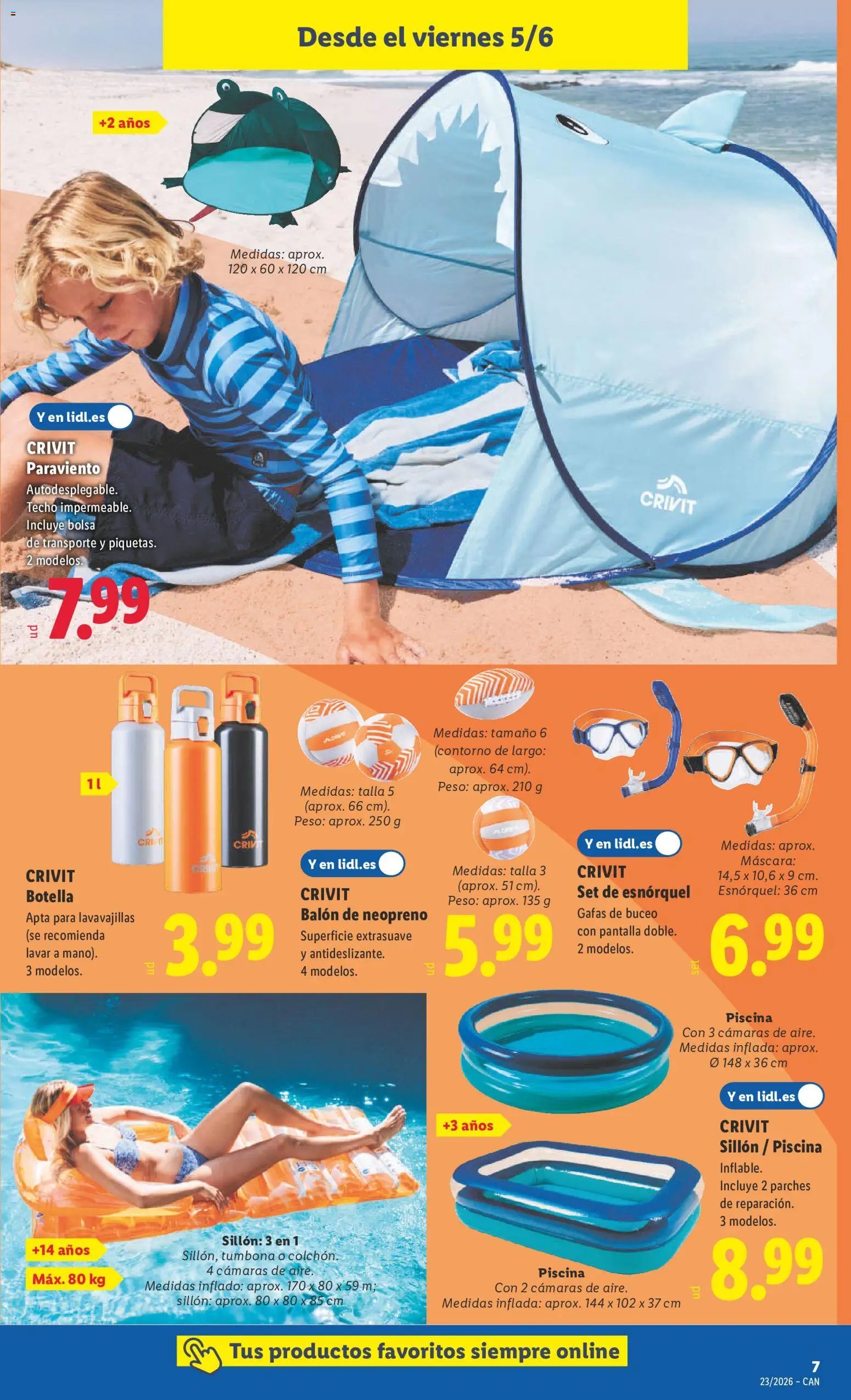Lidl folleto de bazar Canarias