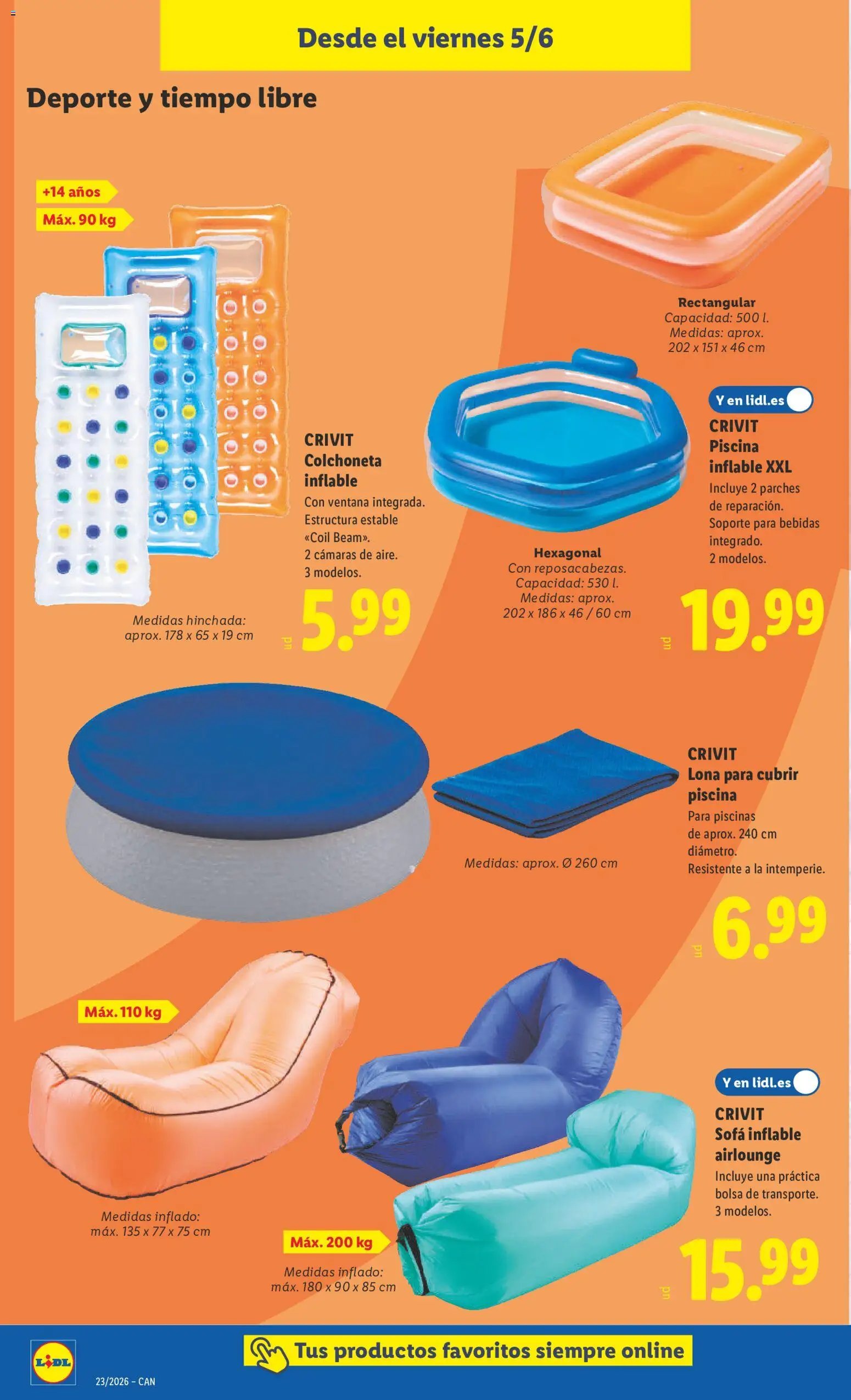 Lidl folleto de bazar Canarias