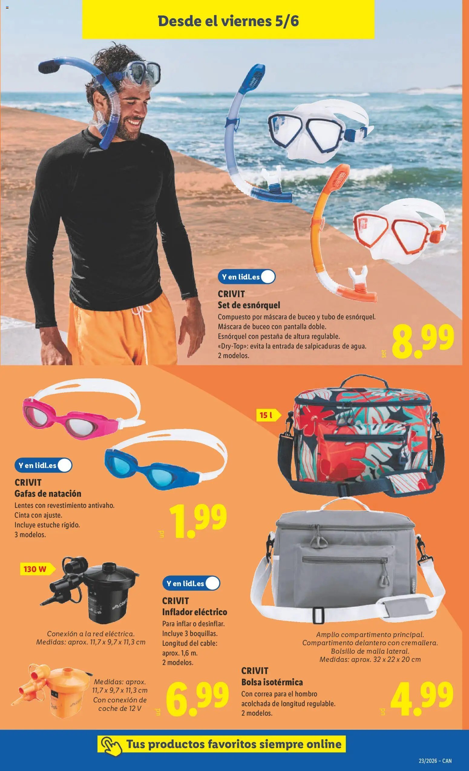 Lidl folleto de bazar Canarias