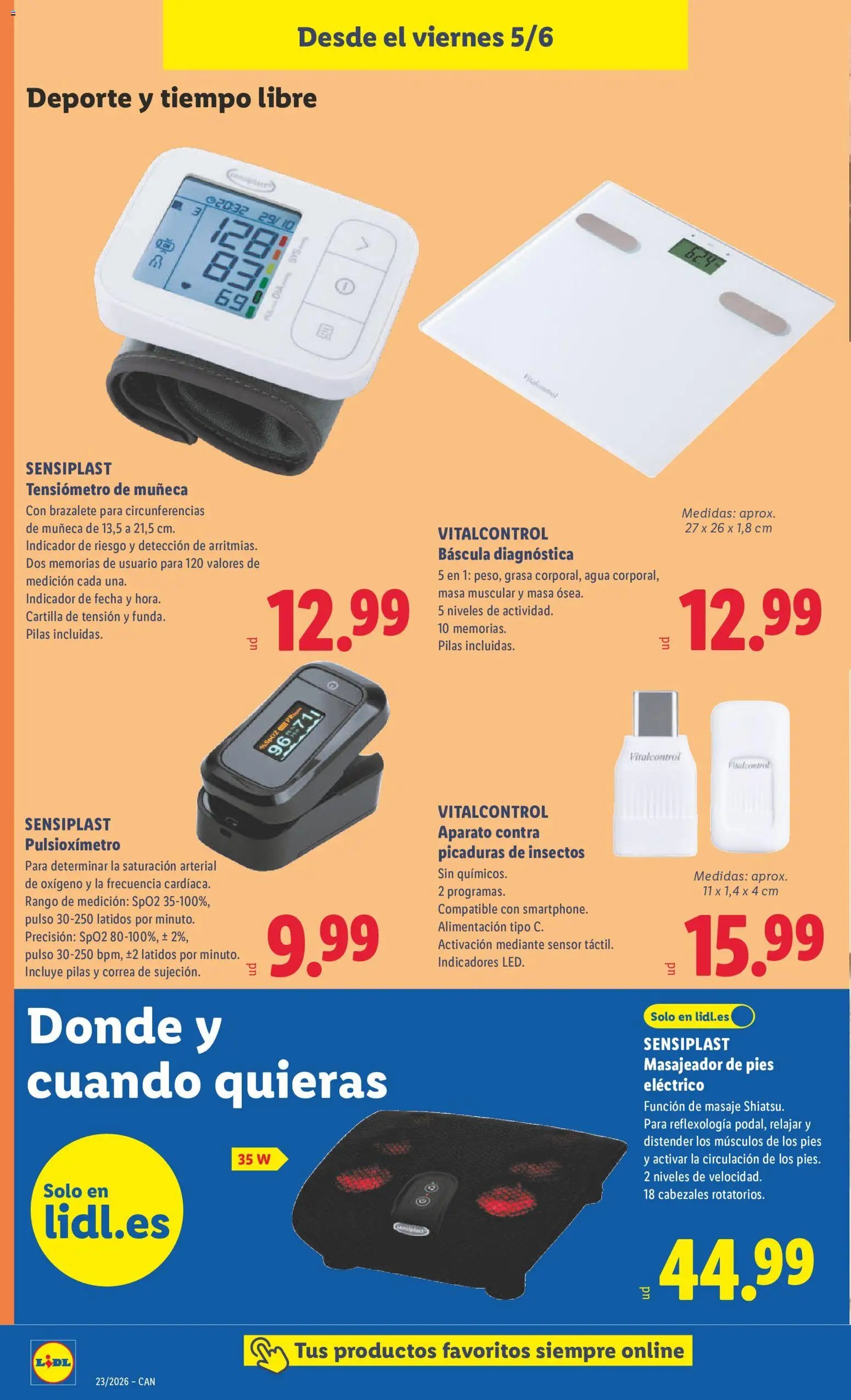 Lidl folleto de bazar Canarias