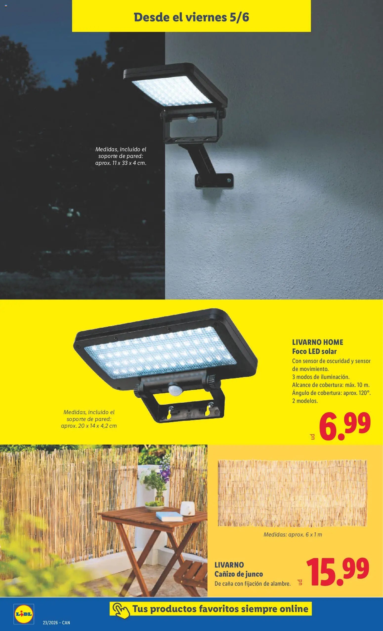 Lidl folleto de bazar Canarias