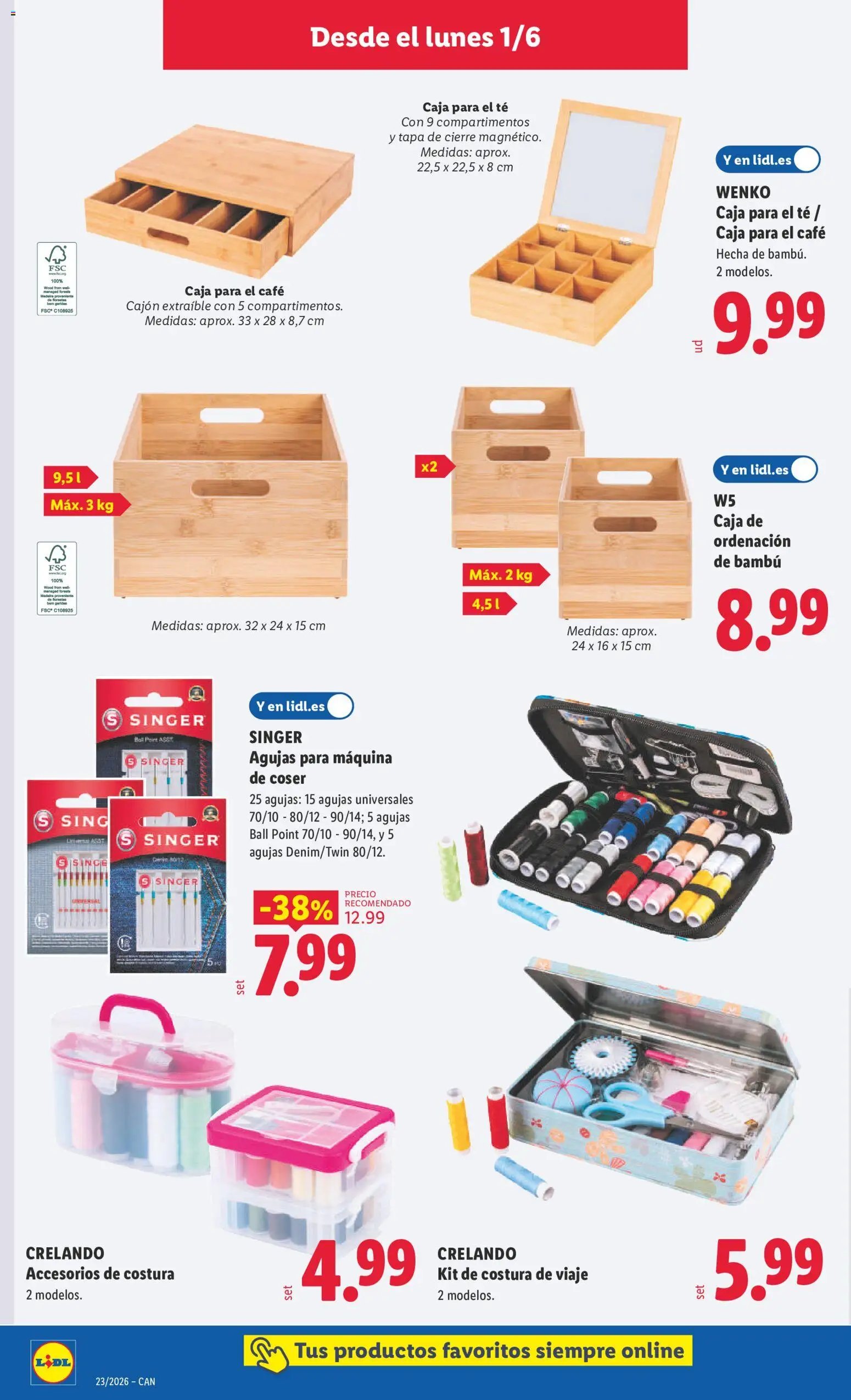 Lidl folleto de bazar Canarias