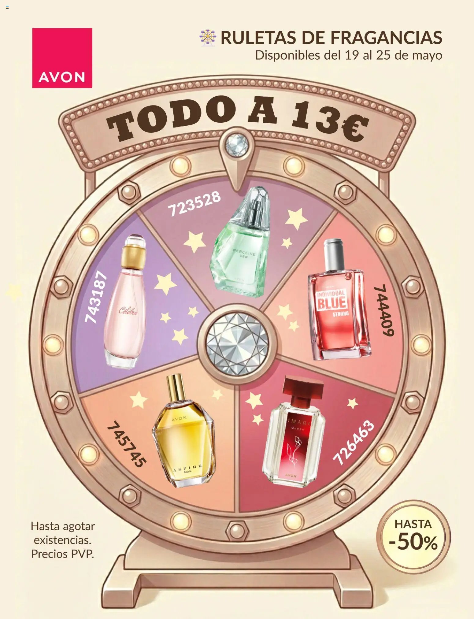 Avon Ruletas de fragancias