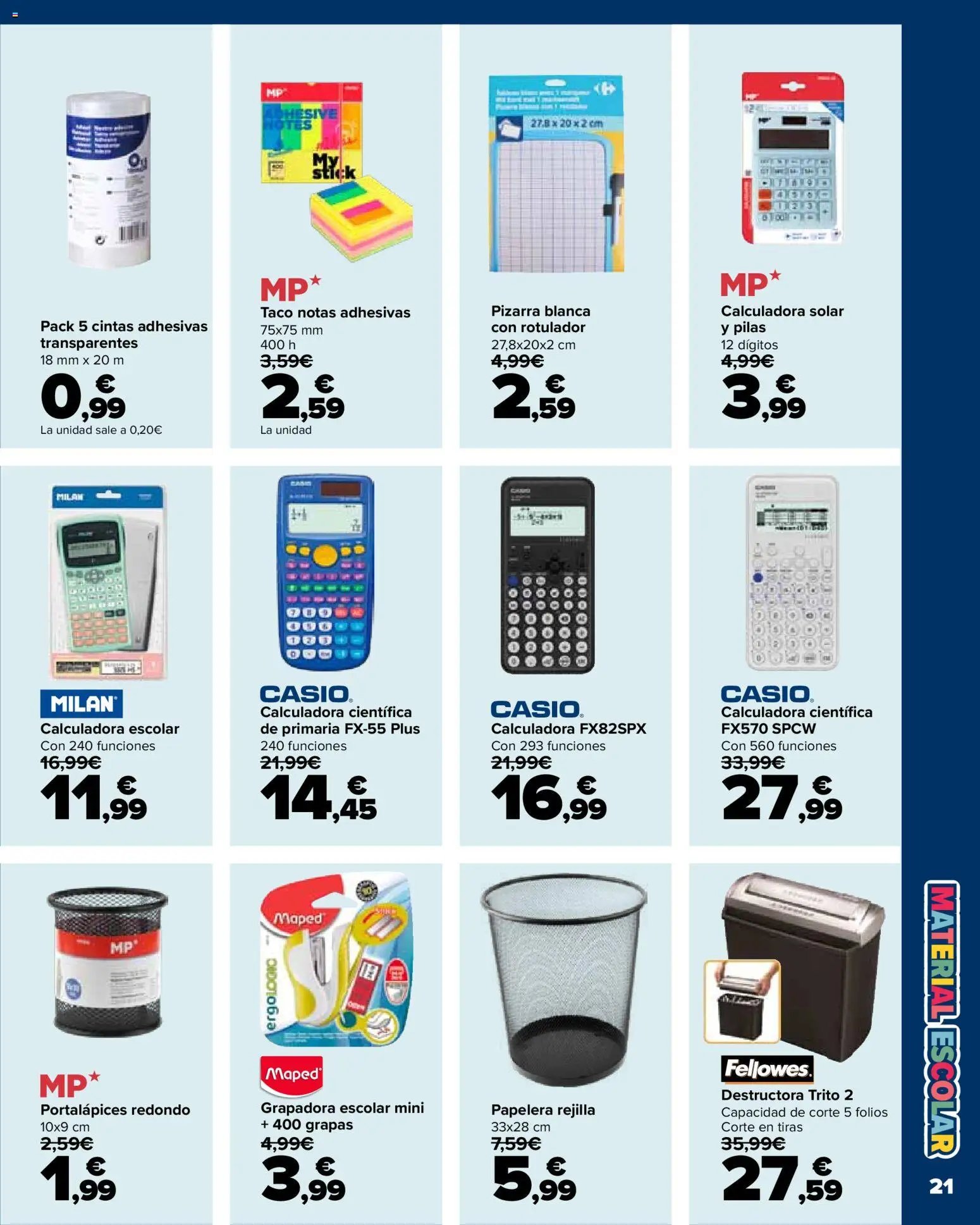 Carrefour Vuelta al cole