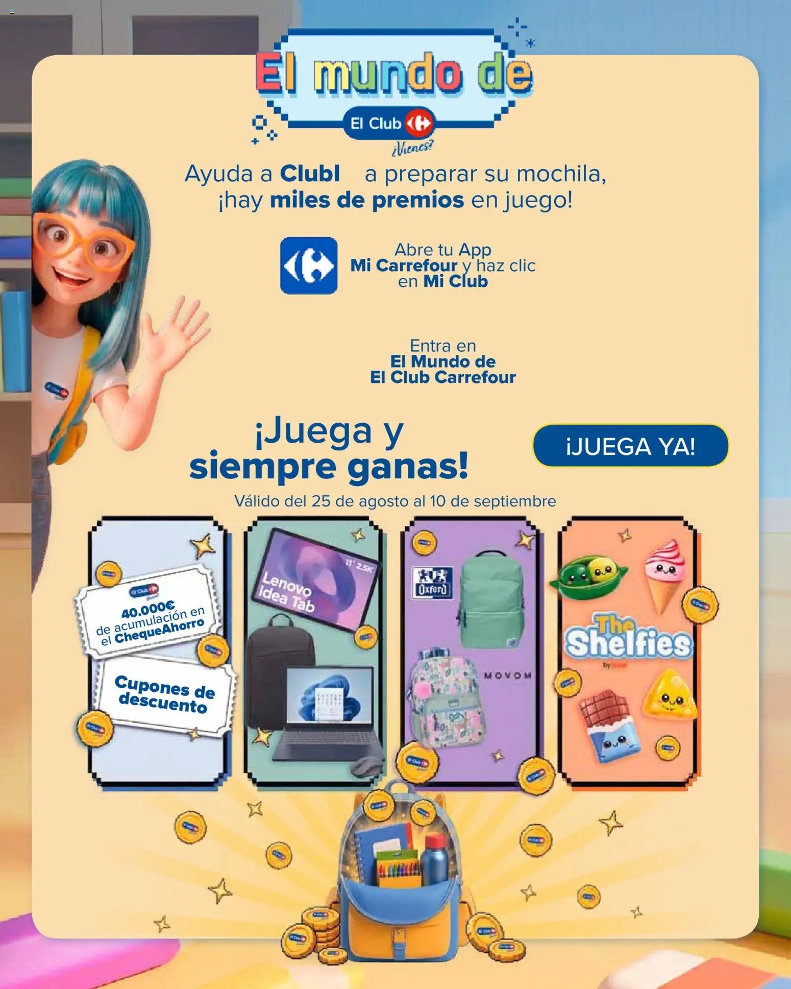 Carrefour Vuelta al cole