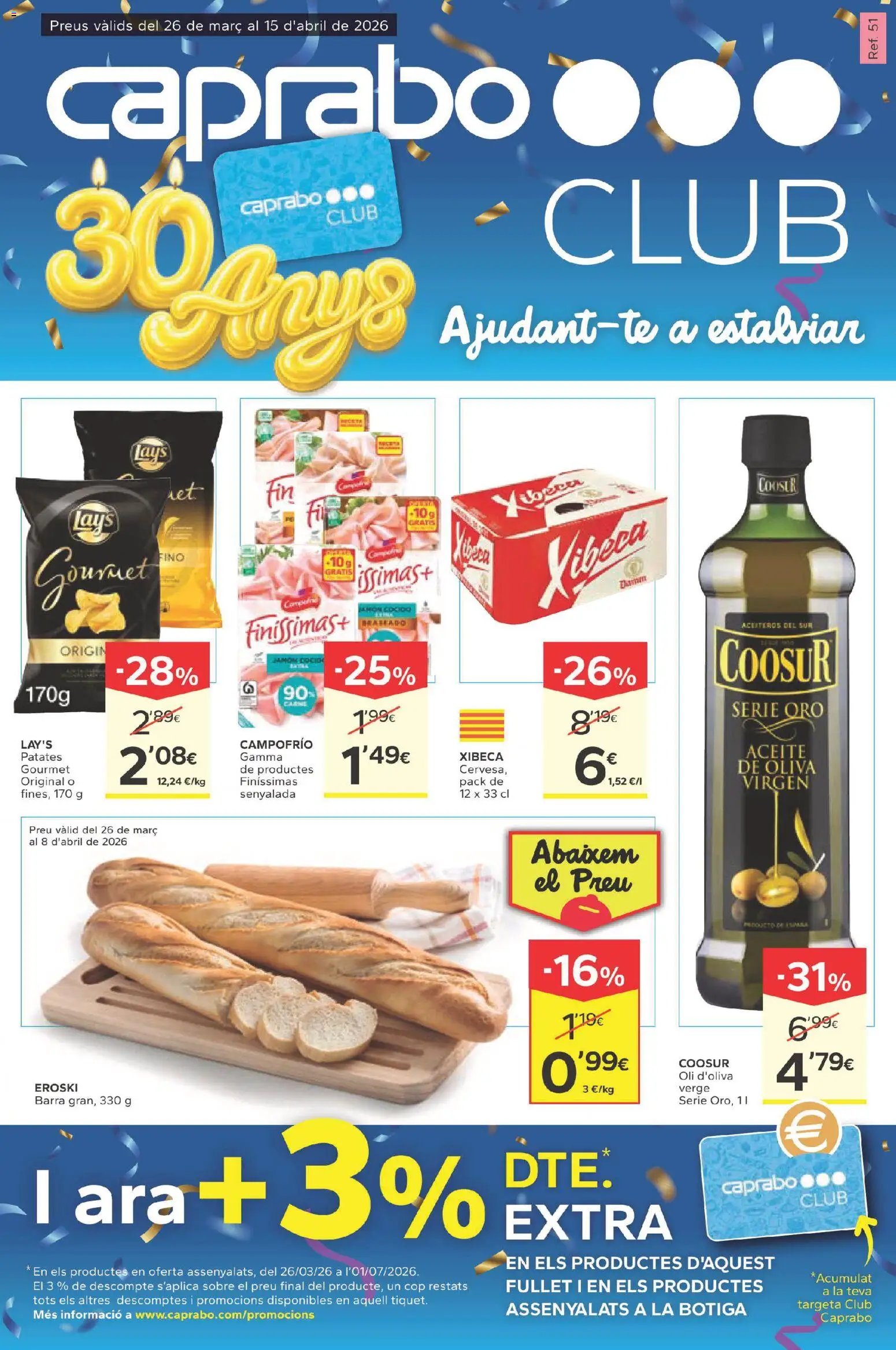 Caprabo folleto 30 anys