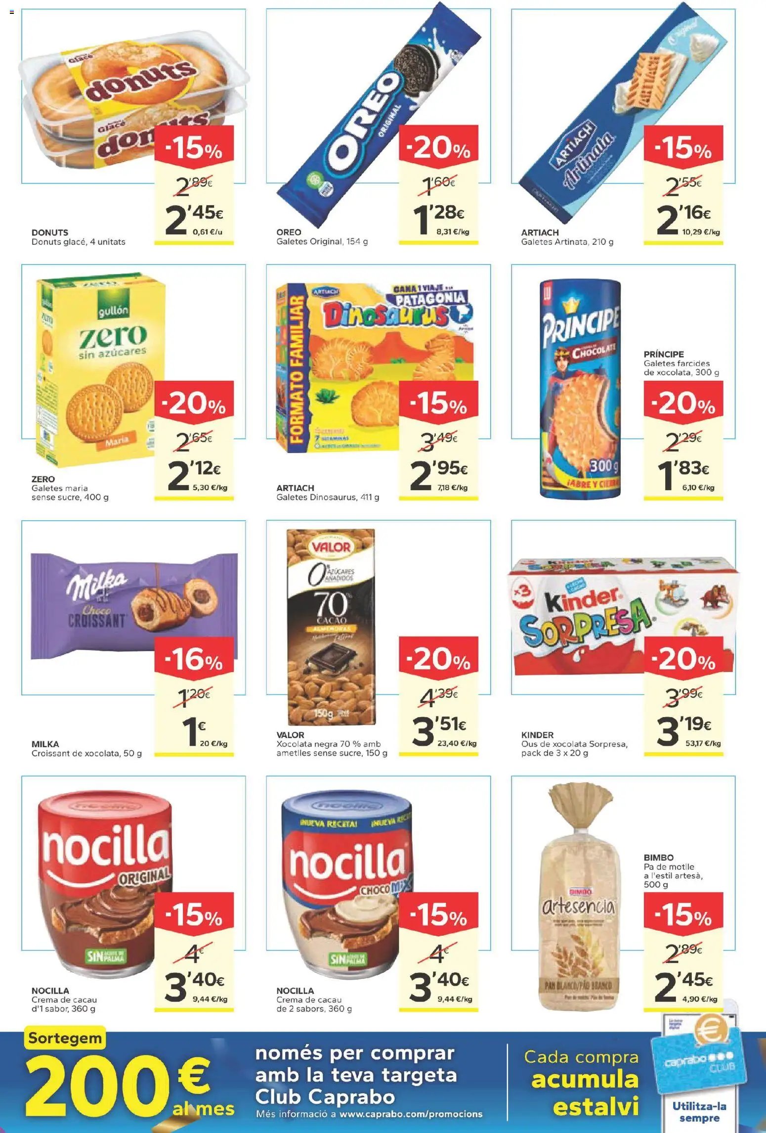 Caprabo folleto 30 anys