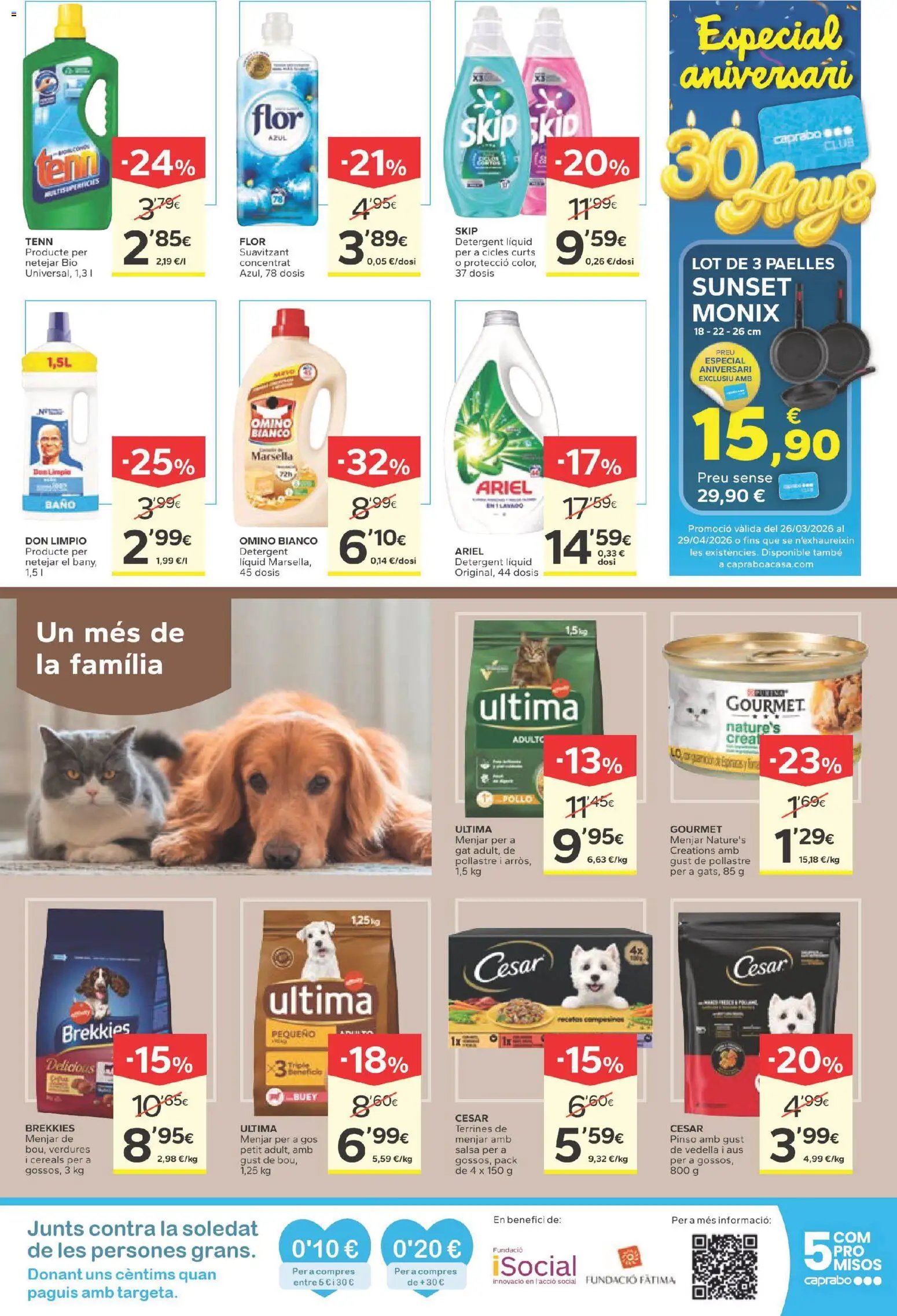 Caprabo folleto 30 anys