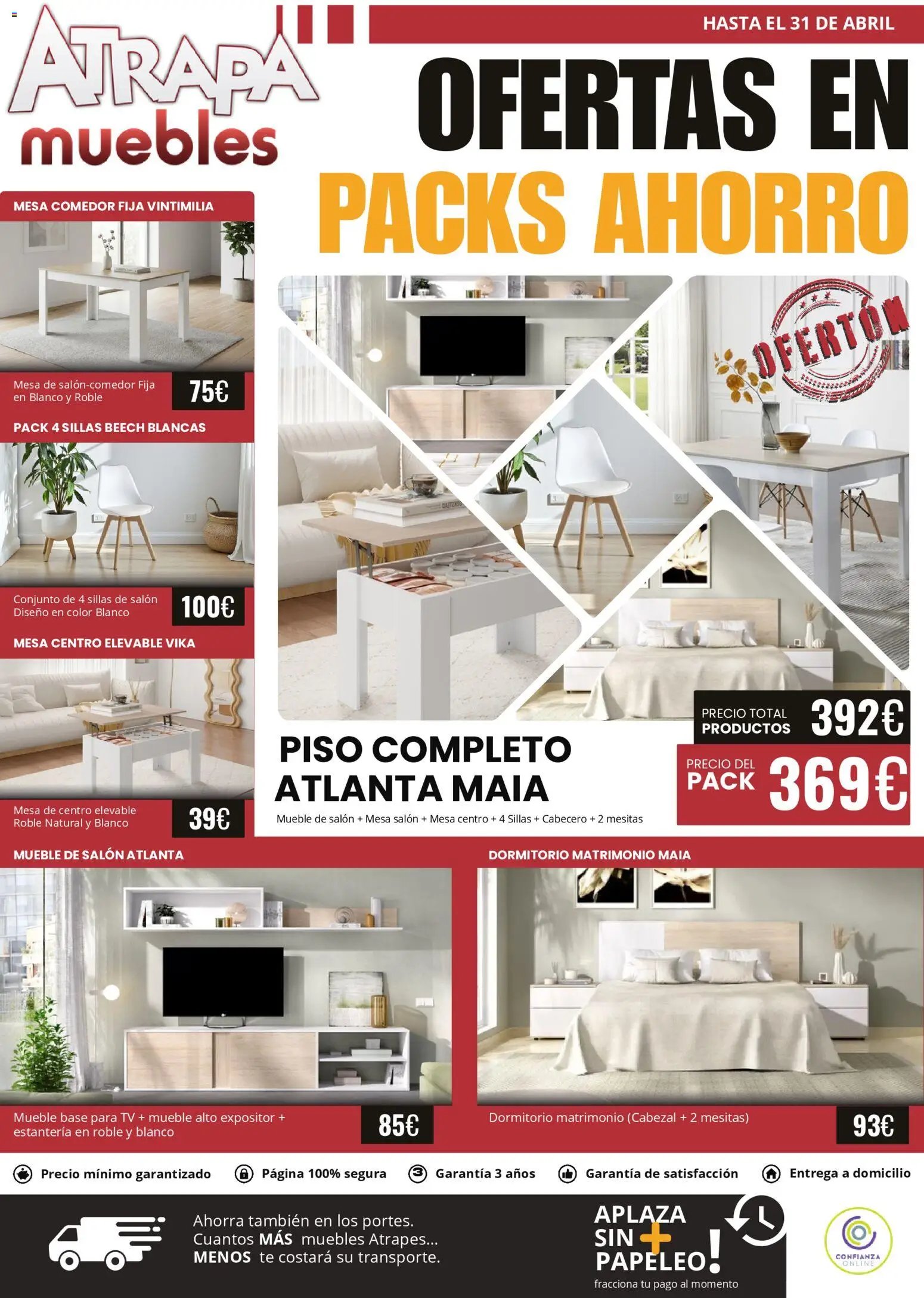 Atrapa Muebles folleto