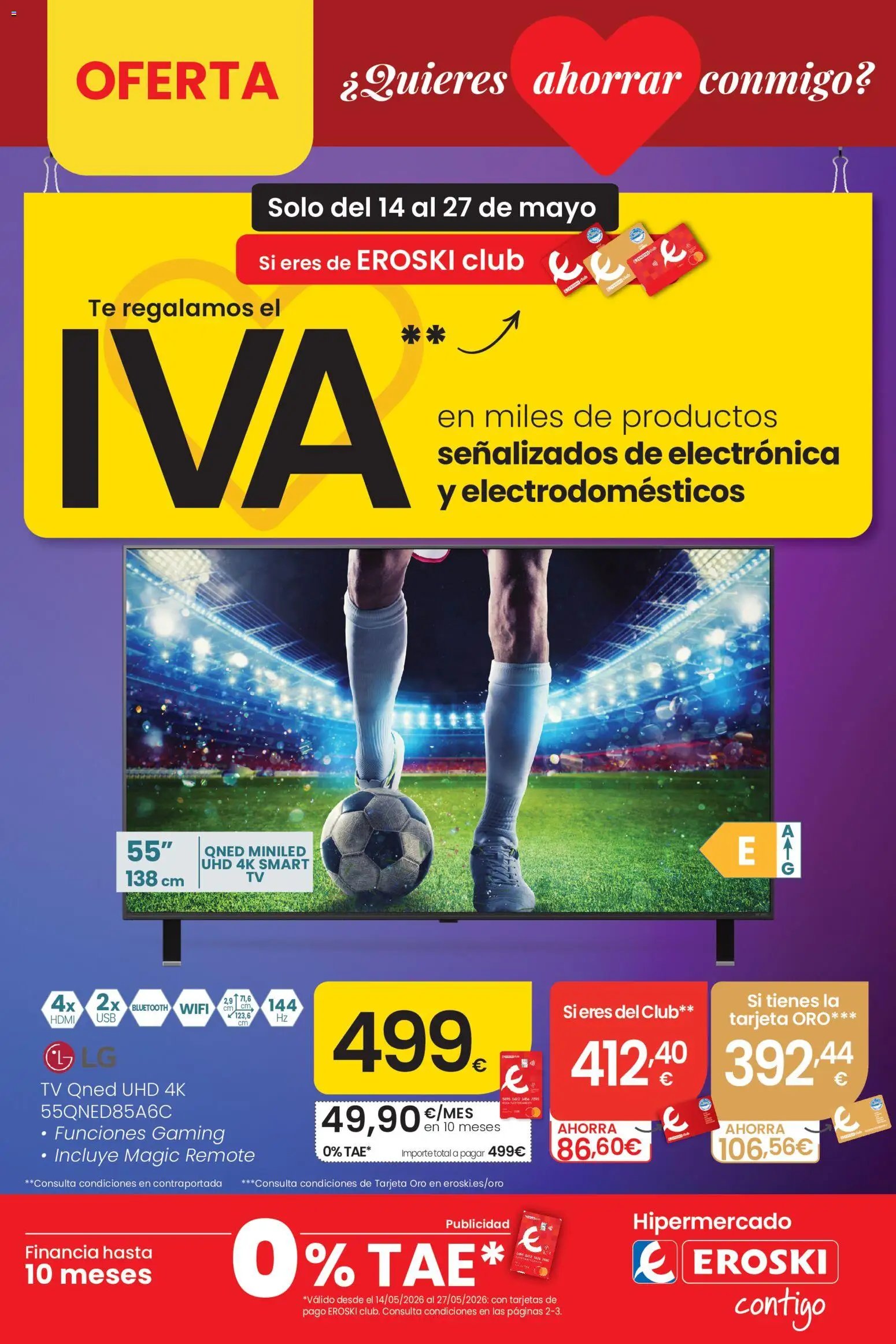 Eroski Te regalamos el IVA