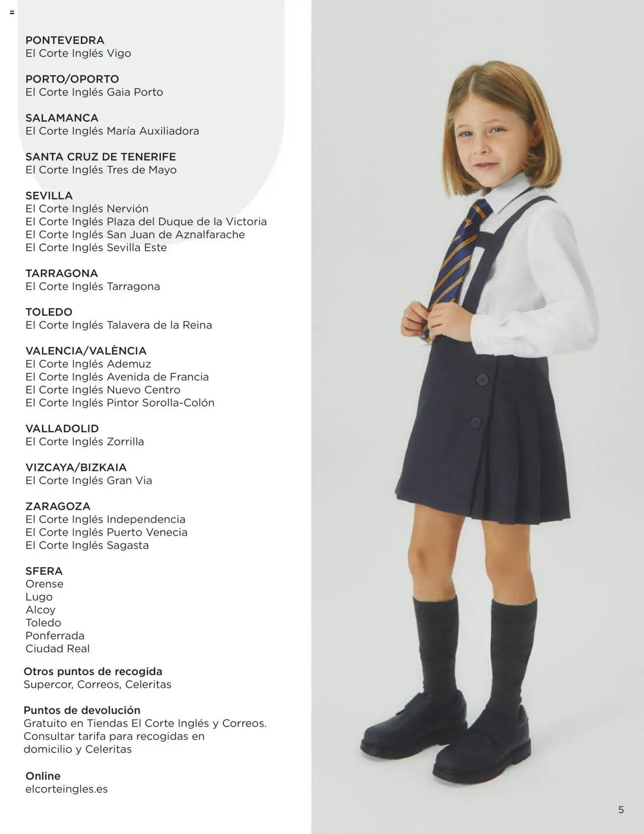 El Corte Inglés Uniformes
