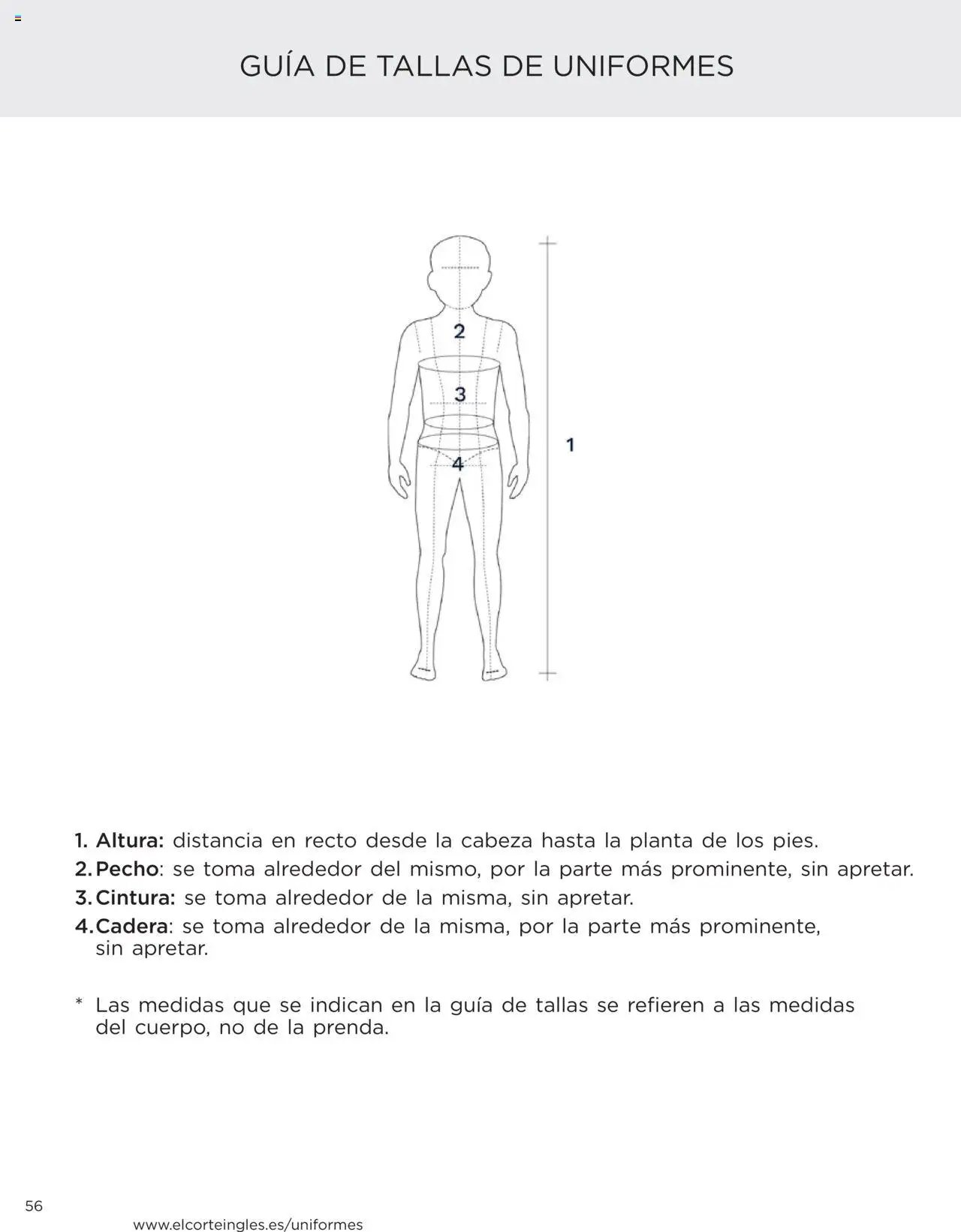 El Corte Inglés Uniformes