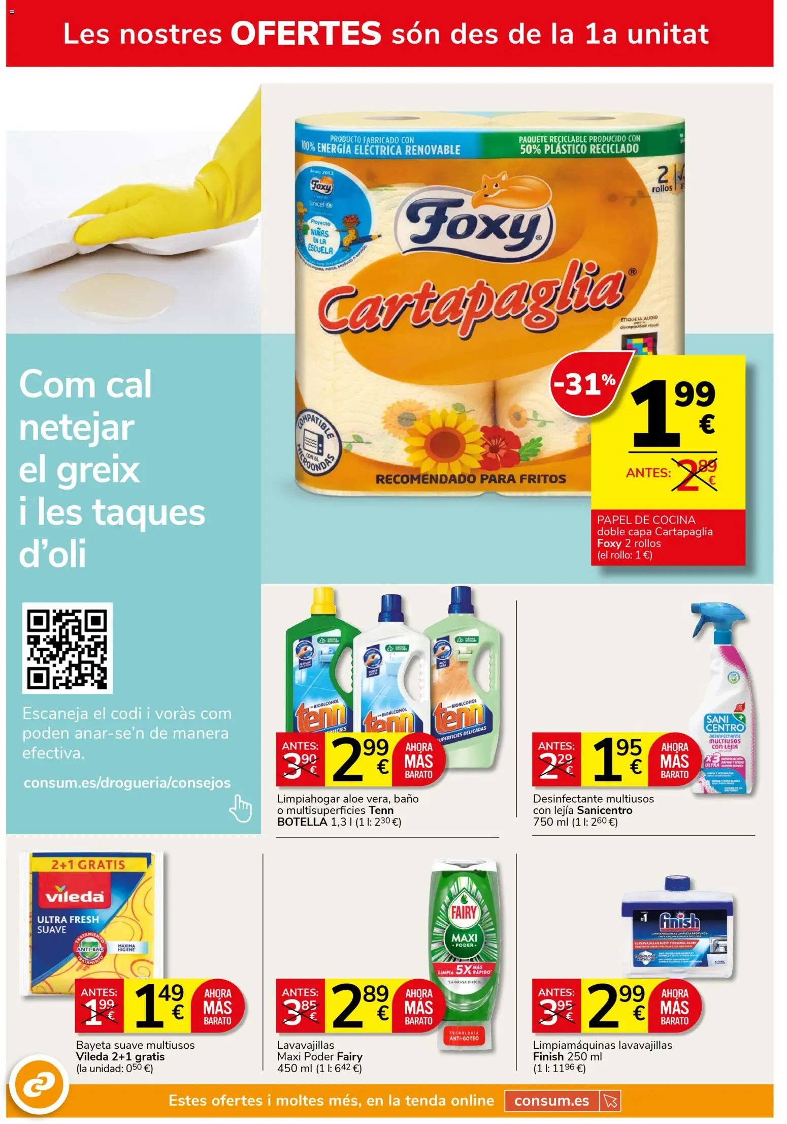 Consum folleto